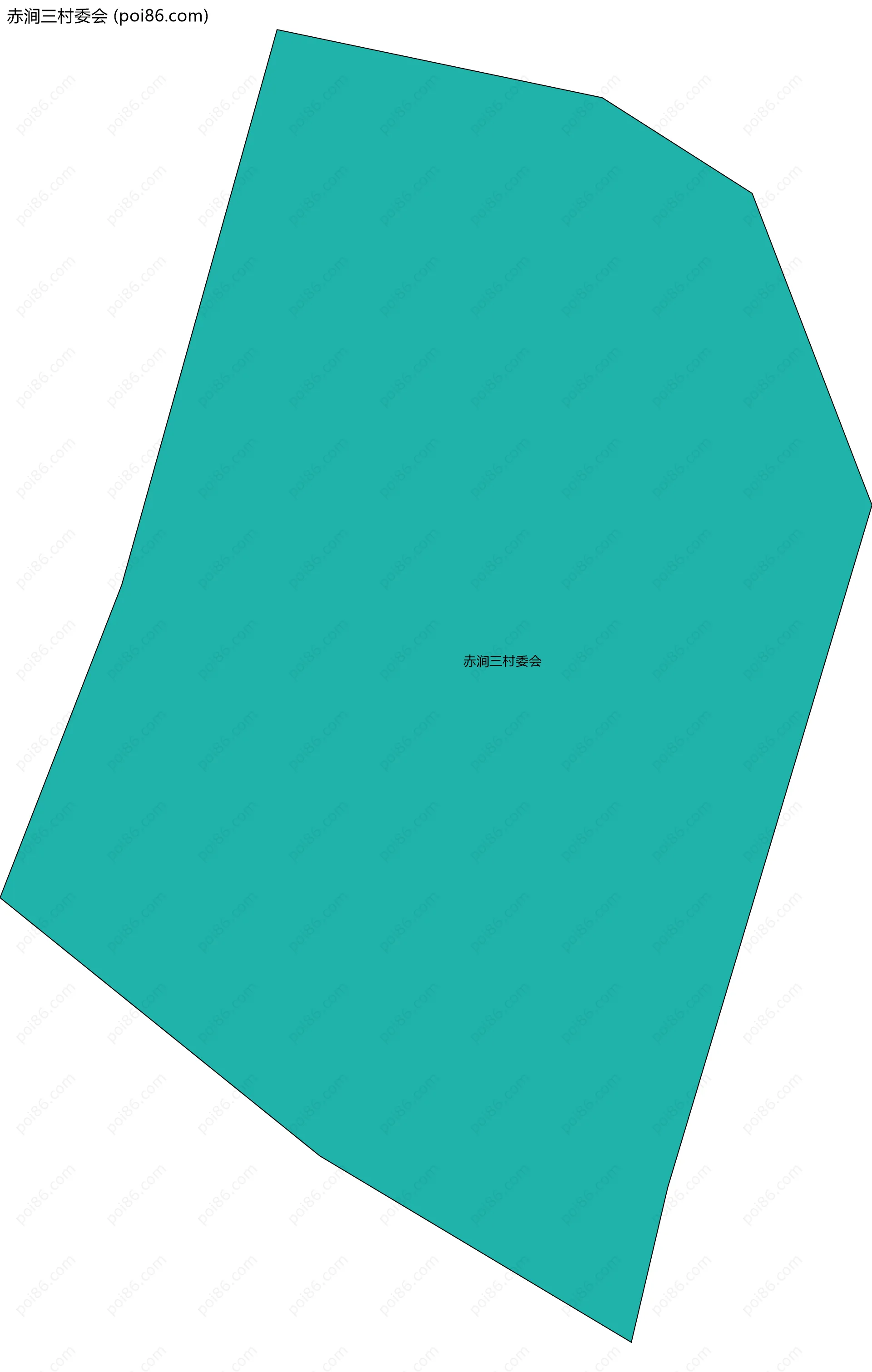 赤涧三村委会边界地图