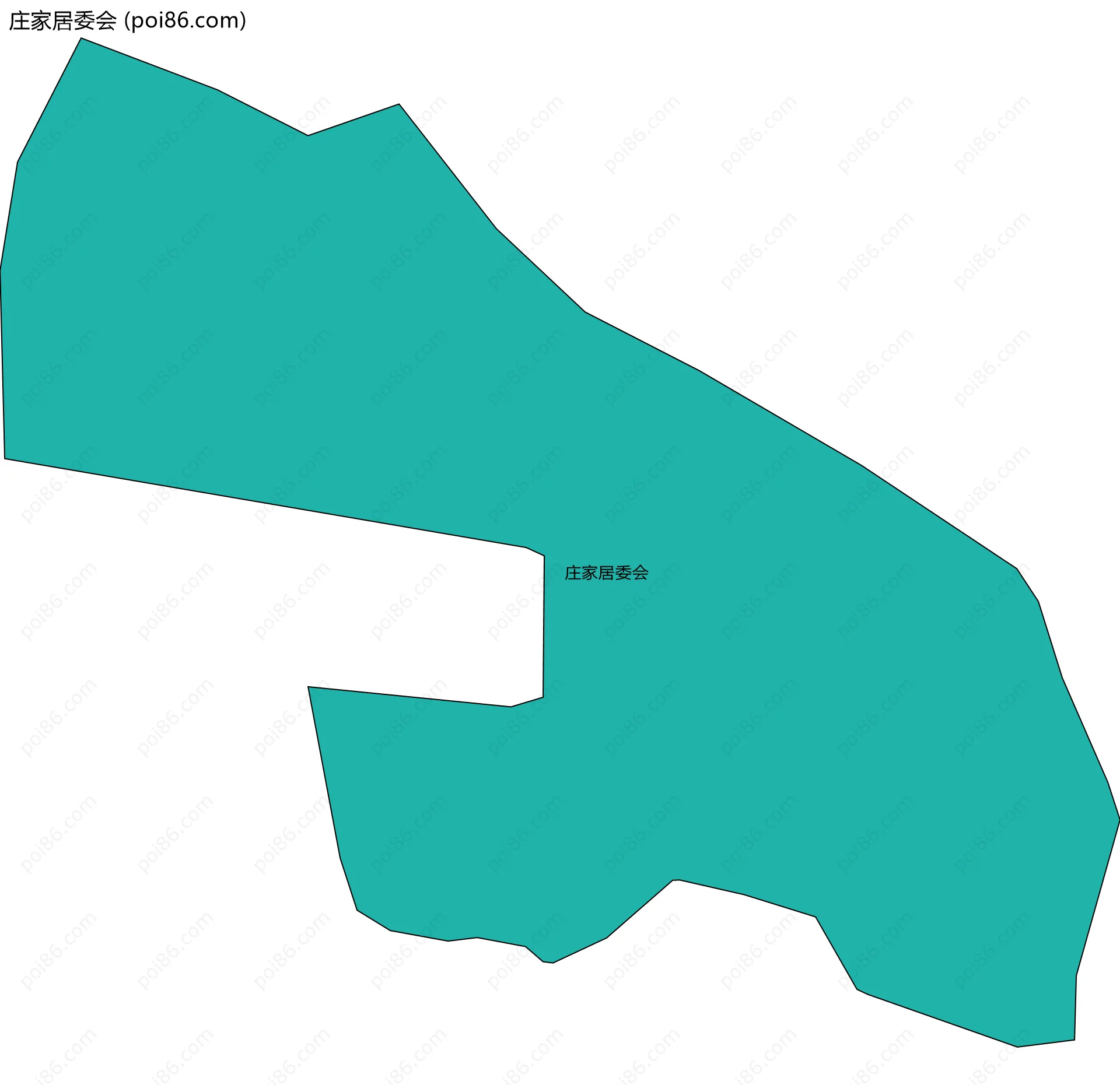 庄家居委会边界地图