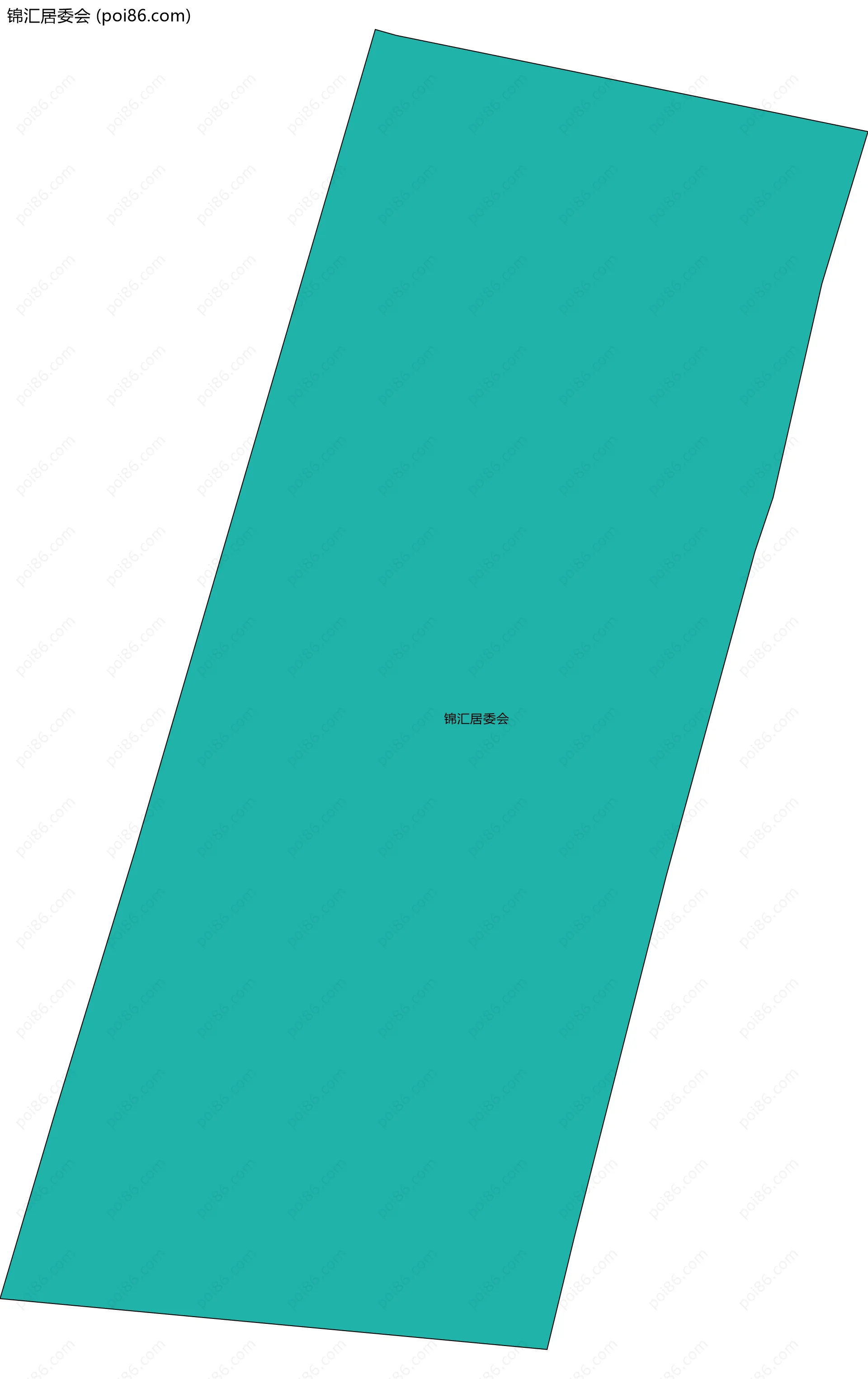 锦汇居委会边界地图