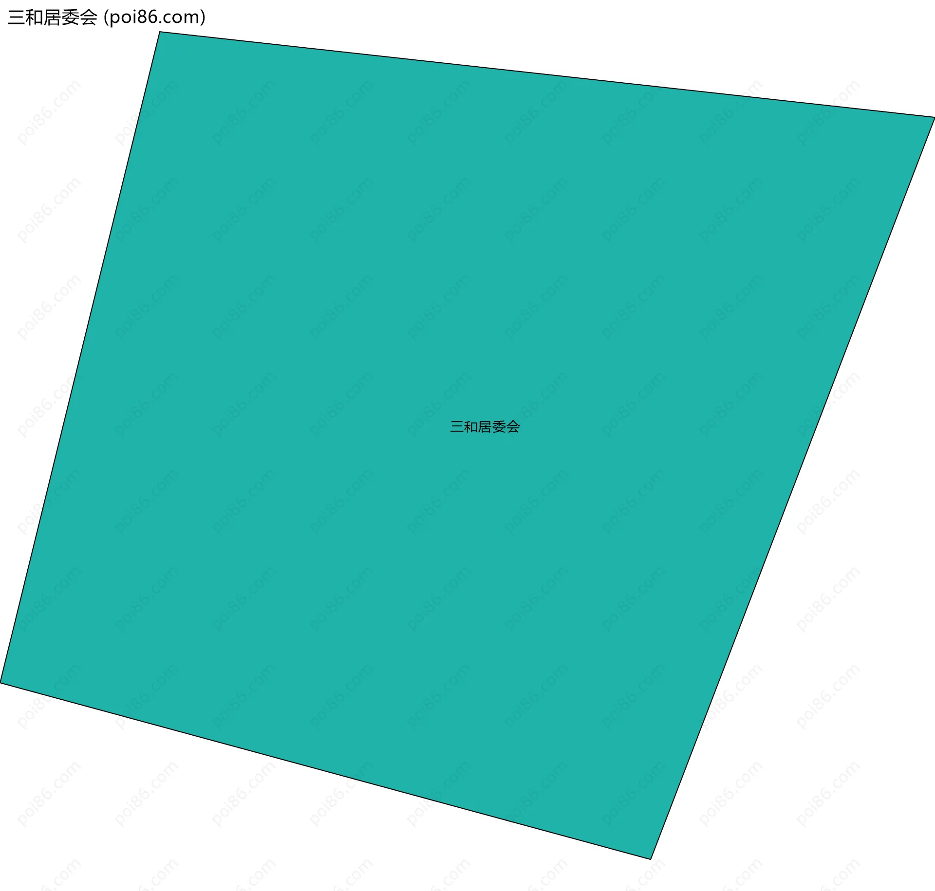 三和居委会边界地图