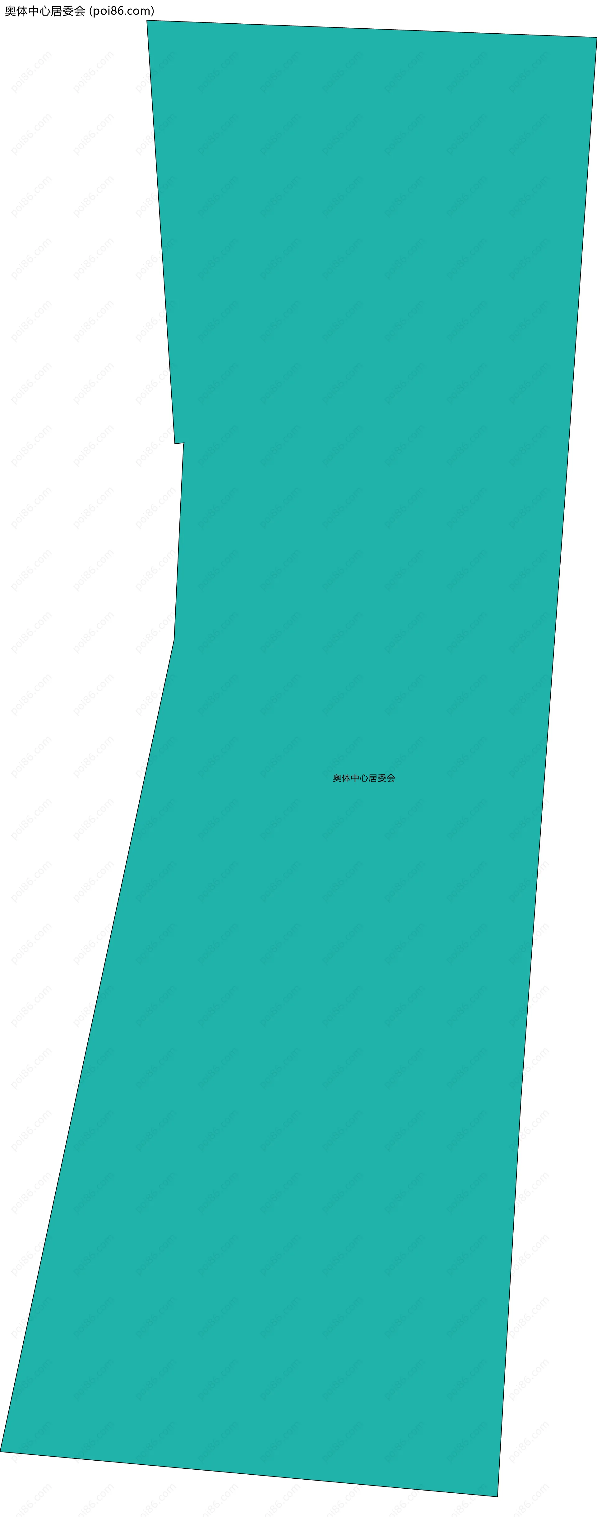 奥体中心居委会边界地图