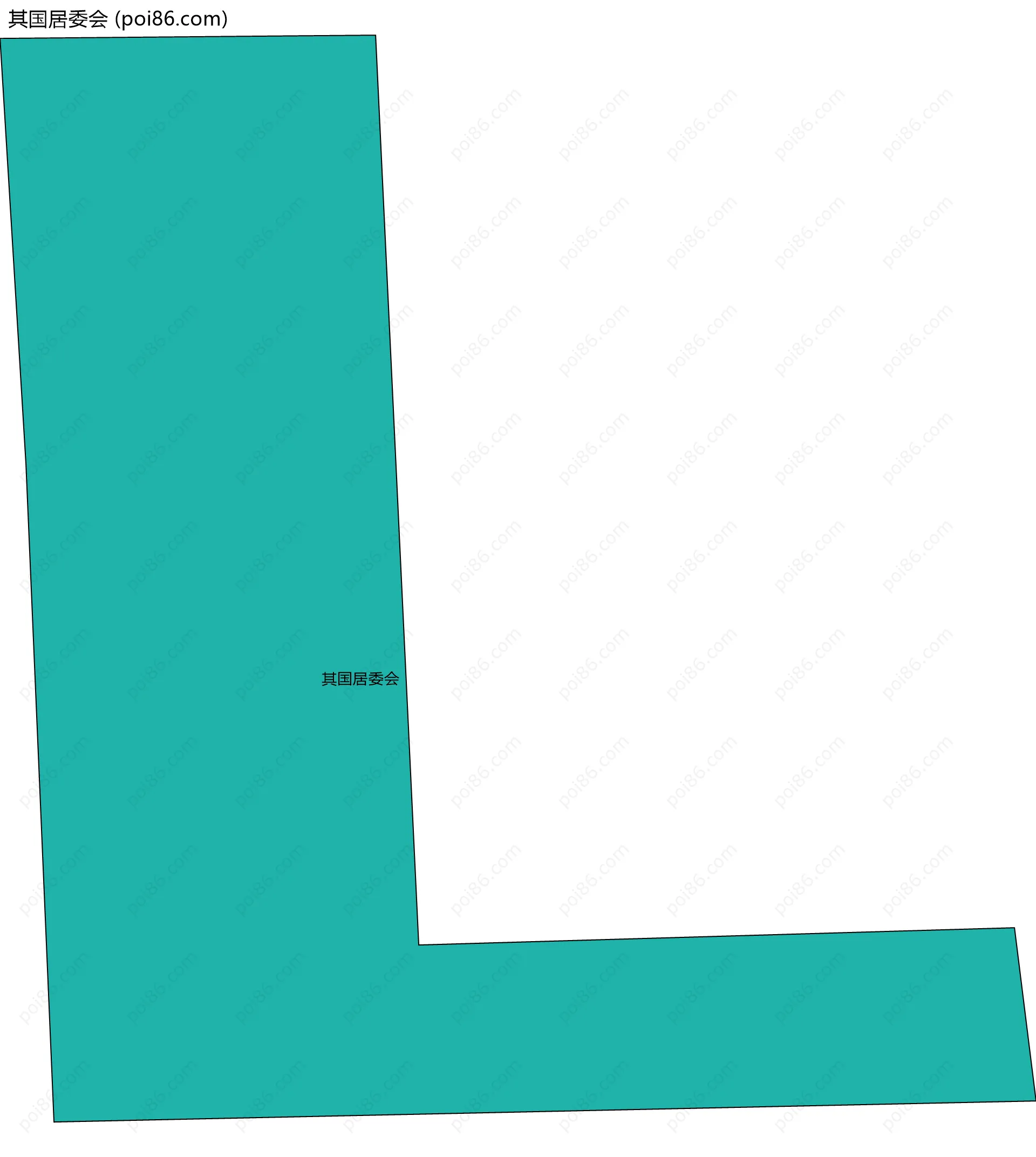 其国居委会边界地图