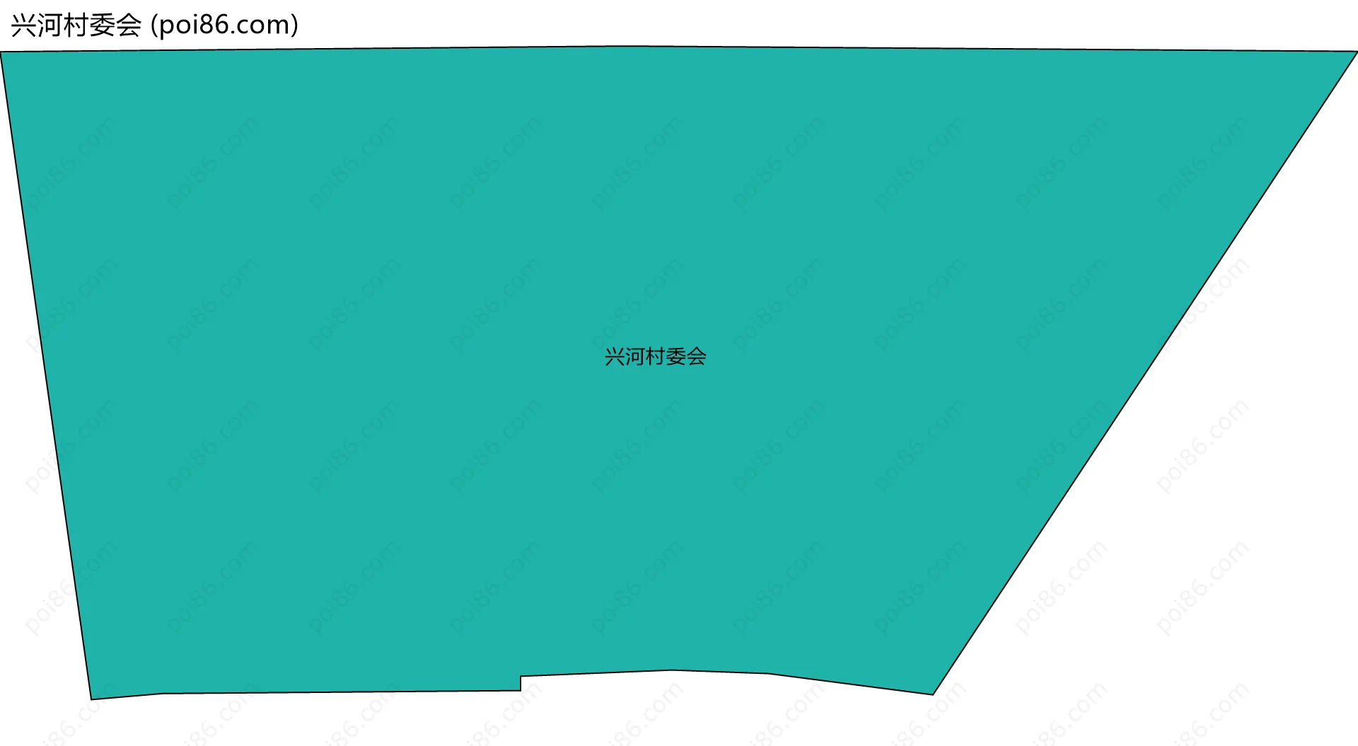 兴河村委会边界地图