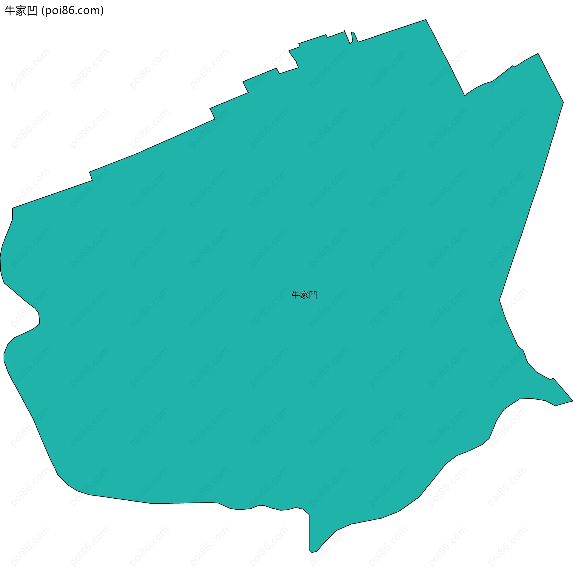 牛家凹边界地图