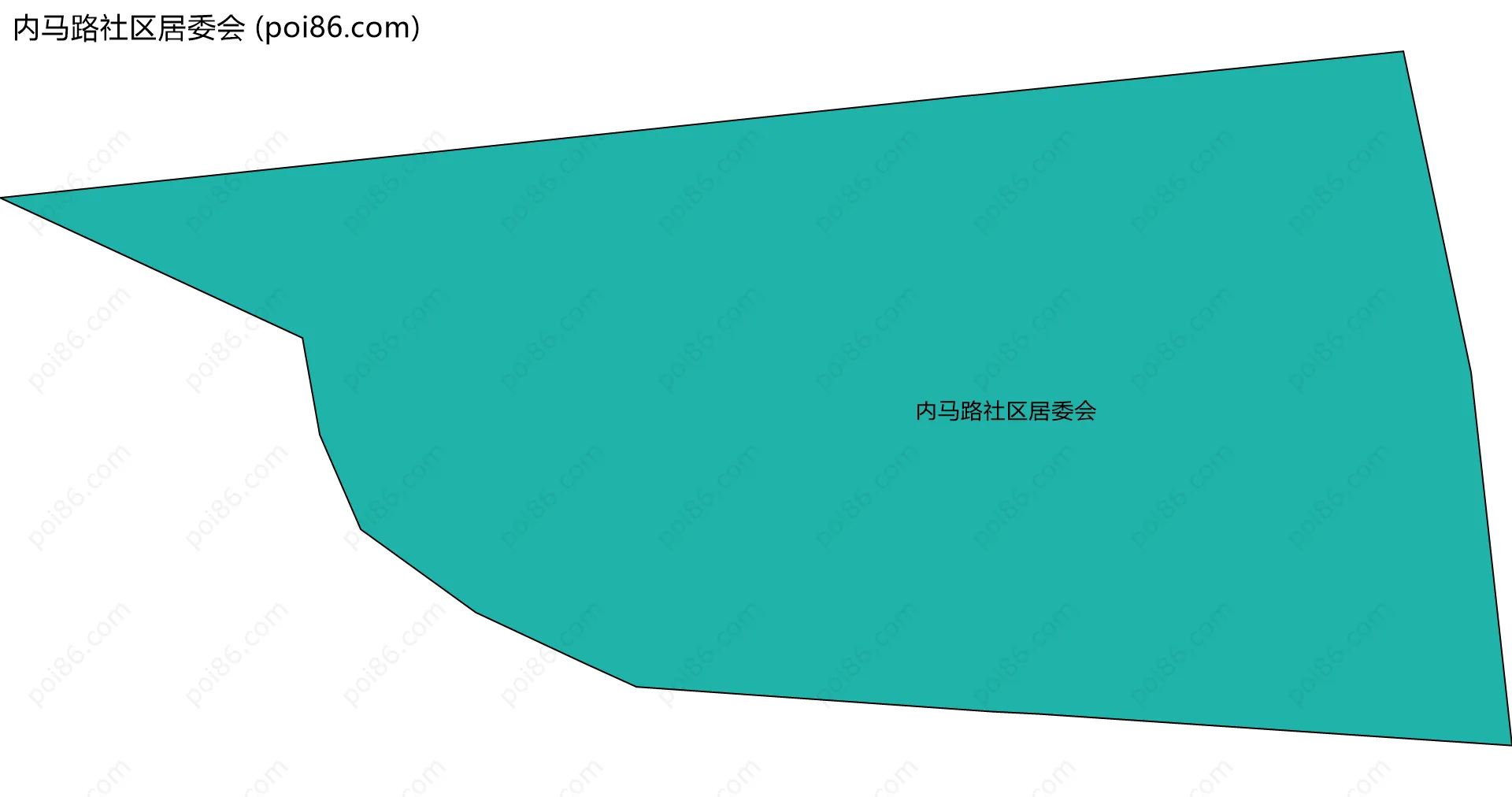 内马路社区居委会边界地图