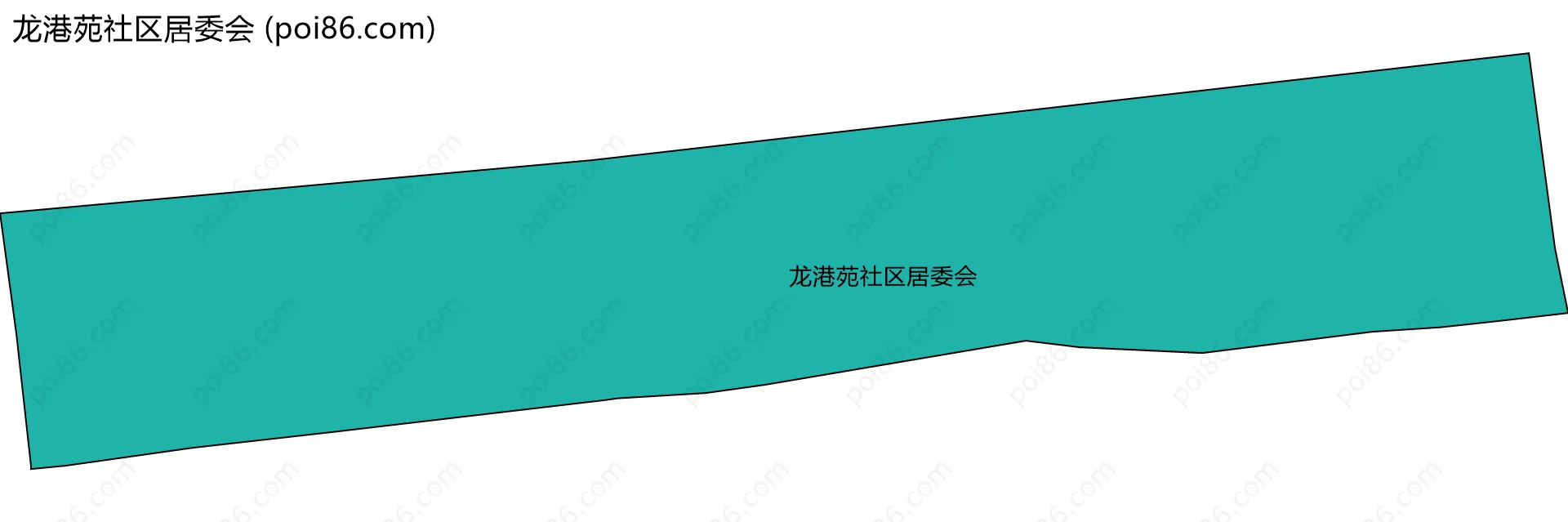 龙港苑社区居委会边界地图