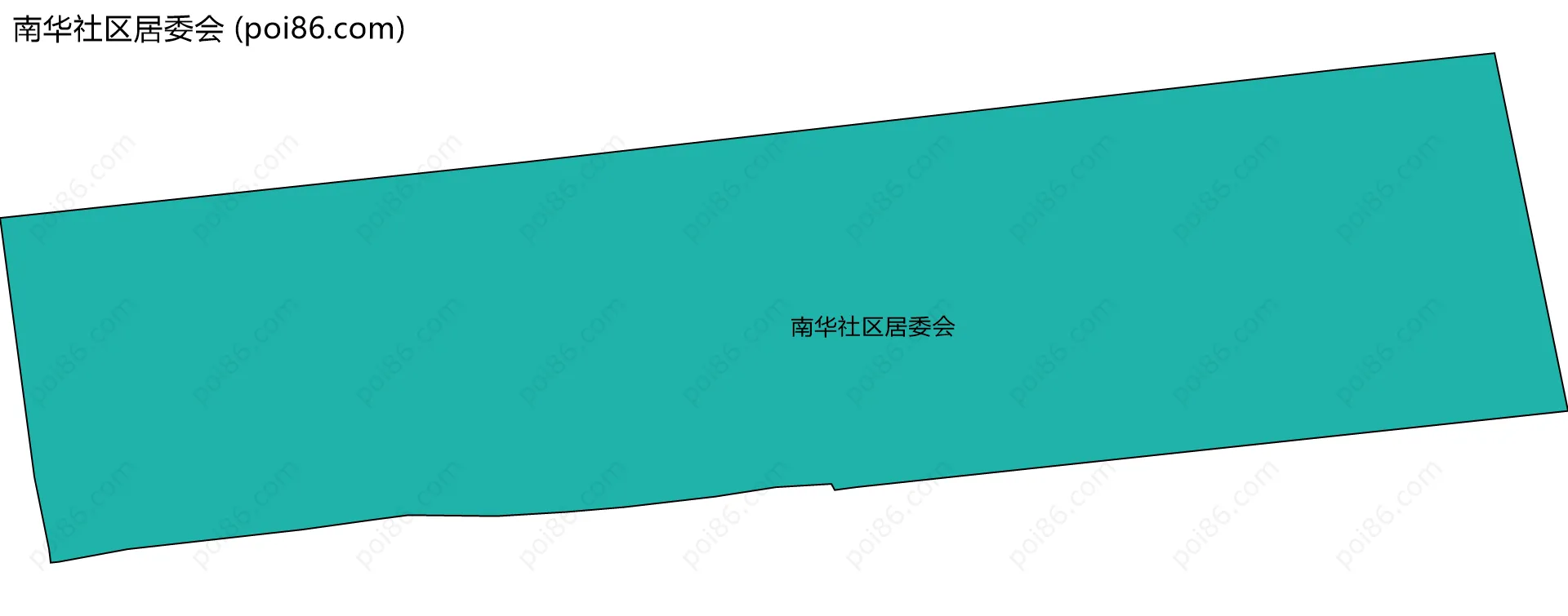 南华社区居委会边界地图