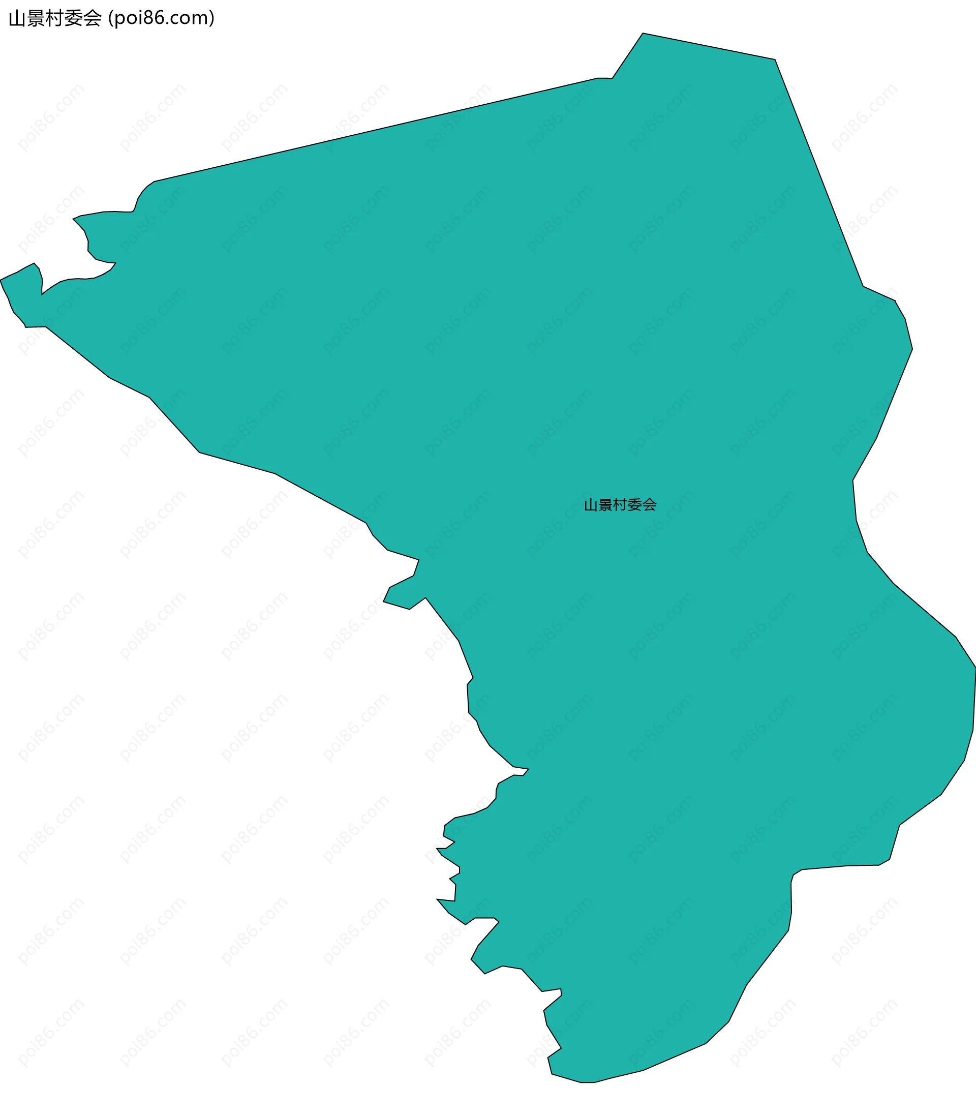 山景村委会边界地图