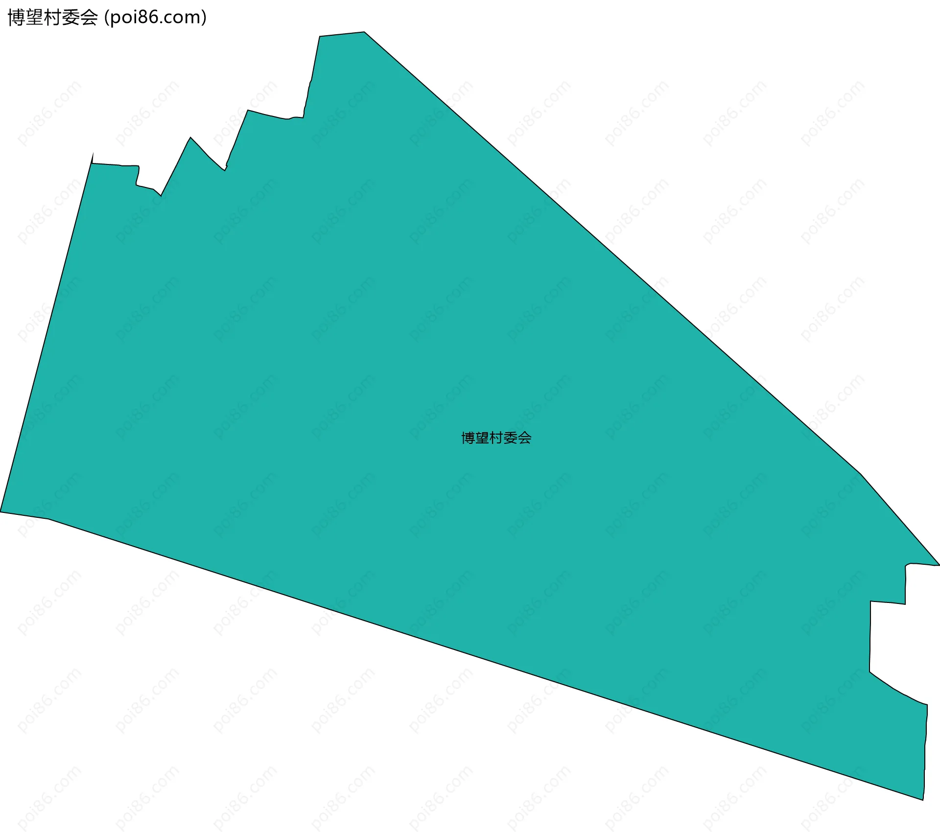 博望村委会边界地图