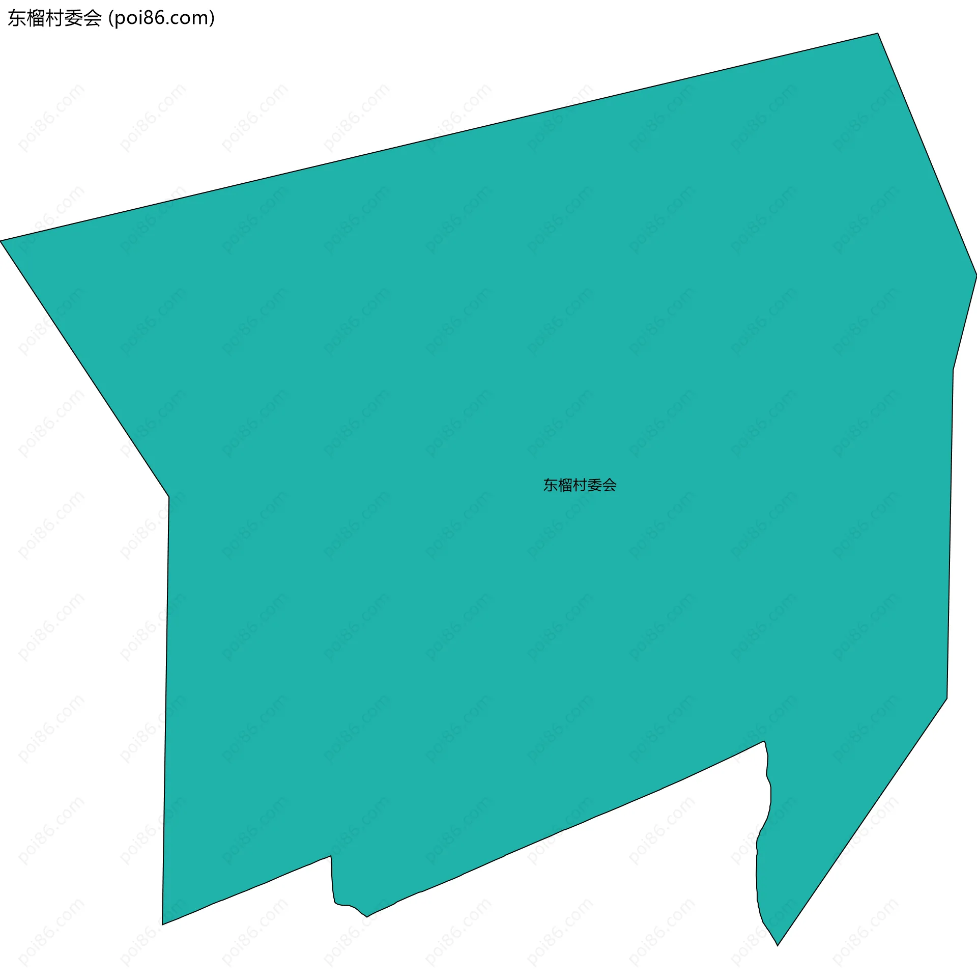 东榴村委会边界地图