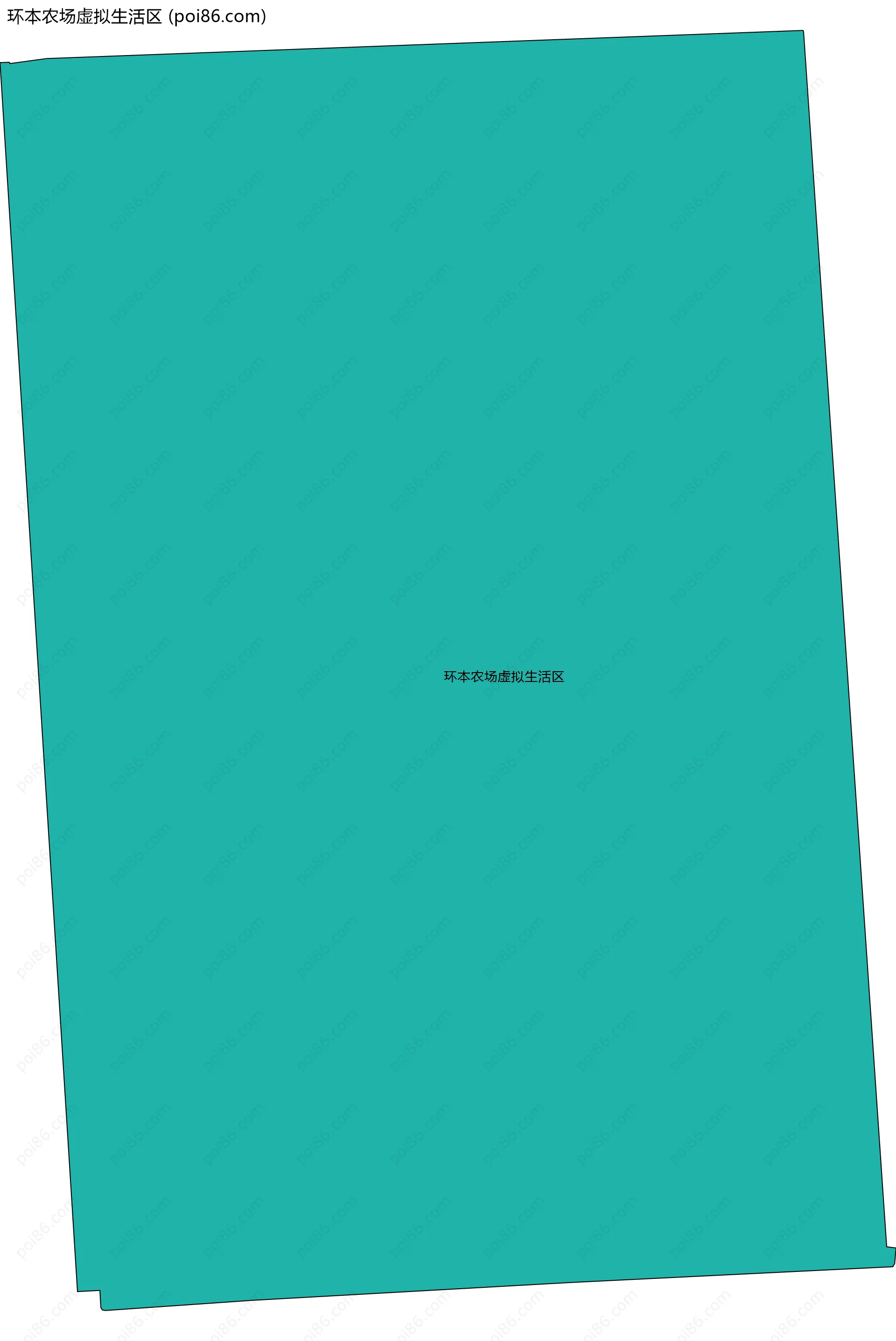 环本农场虚拟生活区边界地图