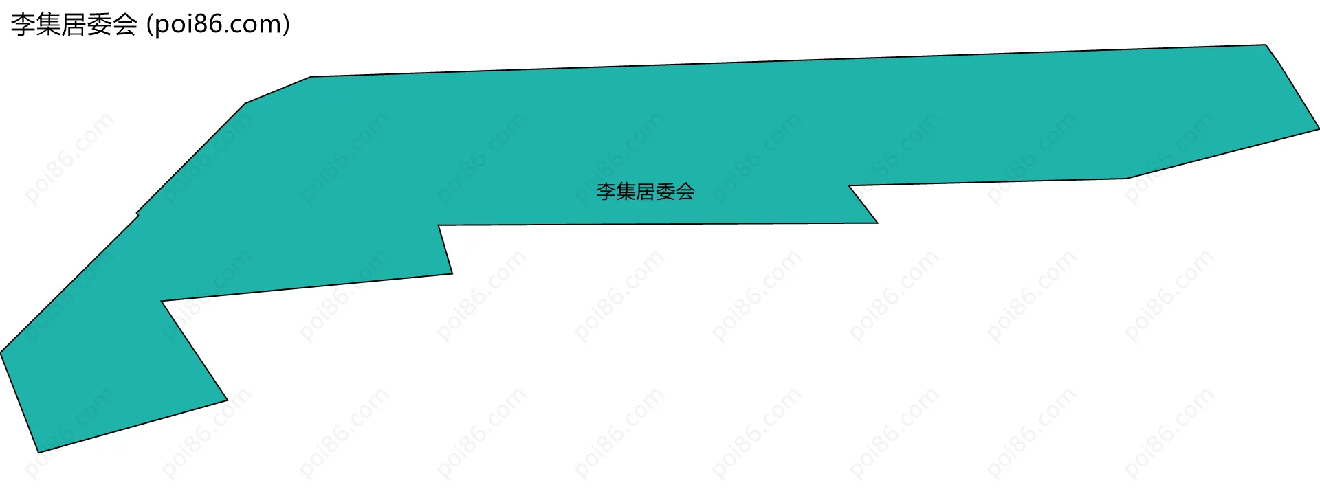 李集居委会边界地图