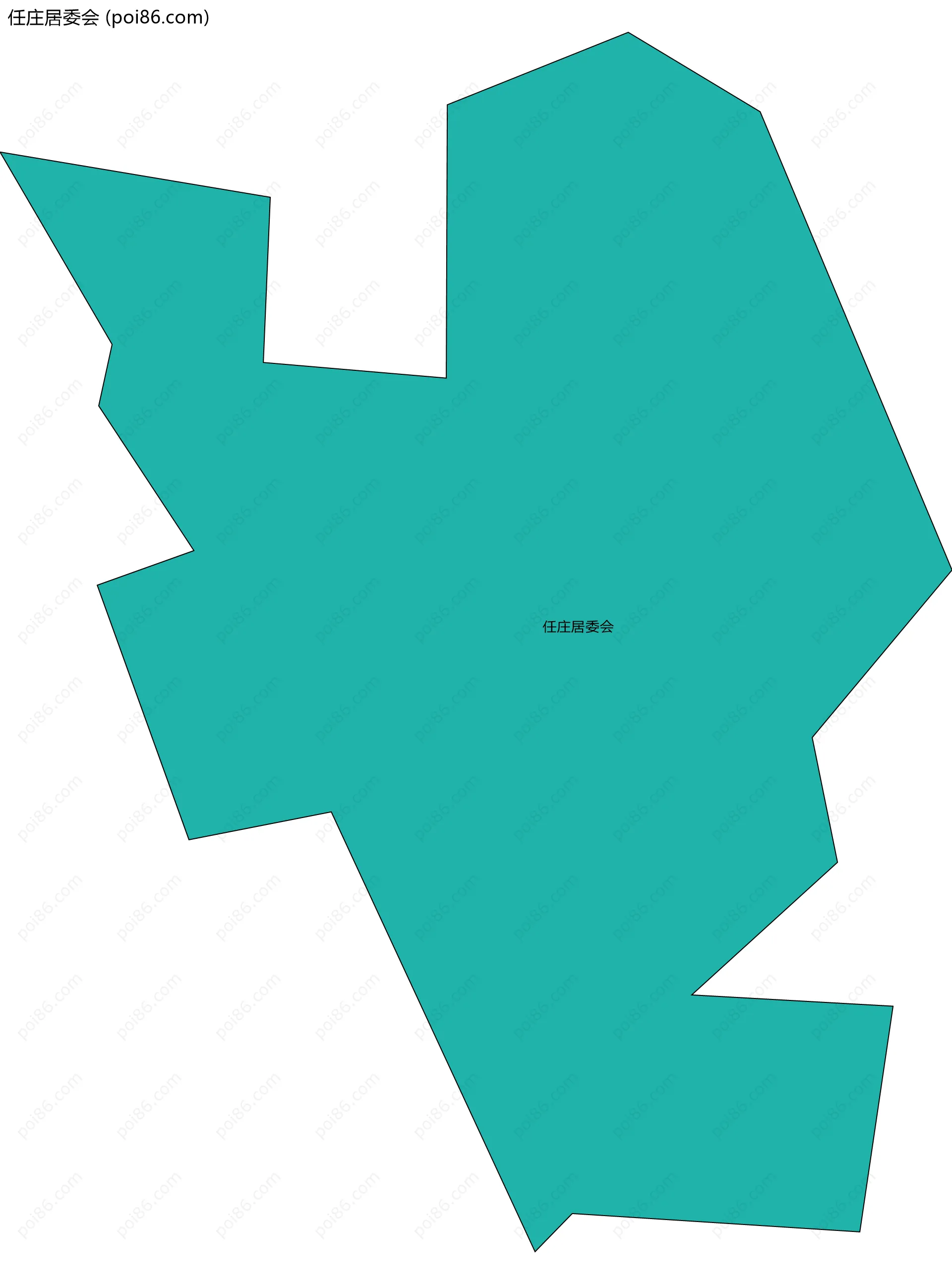 任庄居委会边界地图