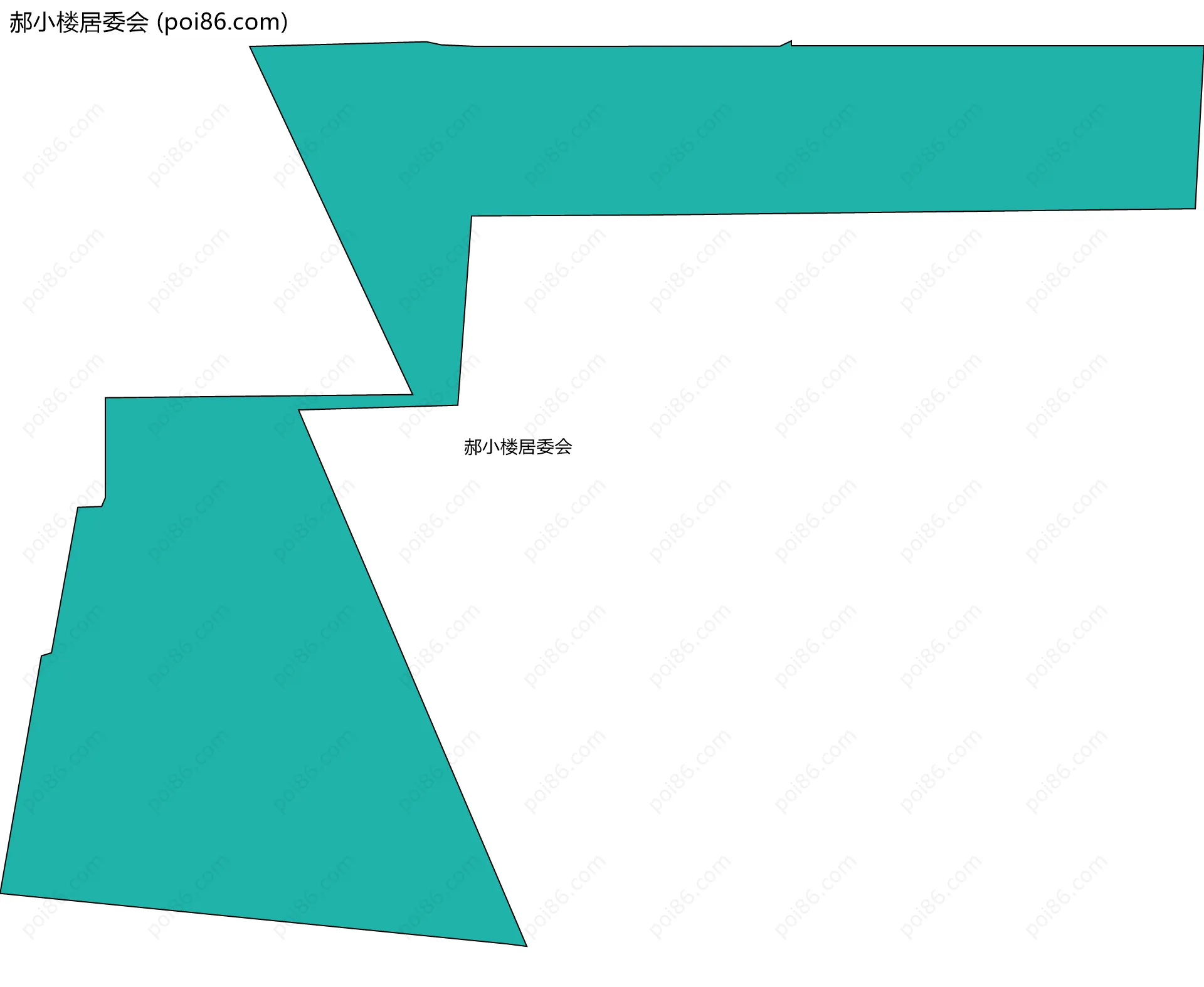 郝小楼居委会边界地图