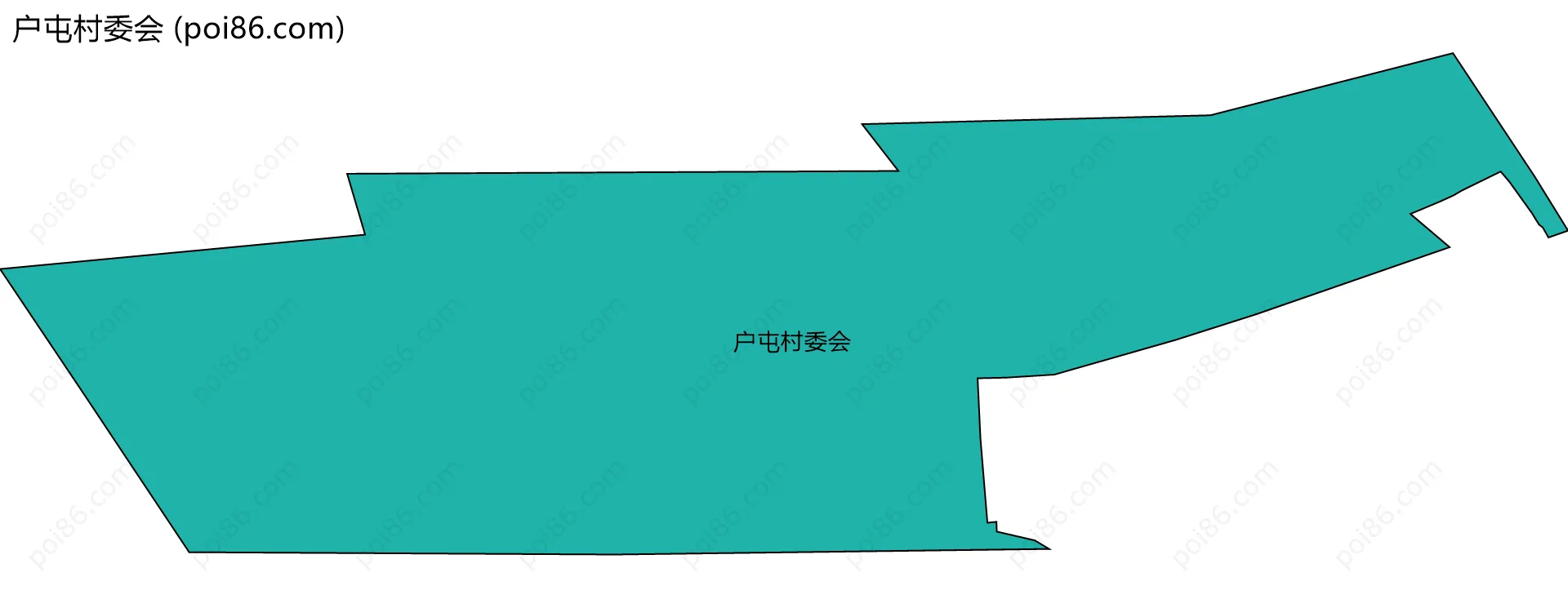 户屯村委会边界地图