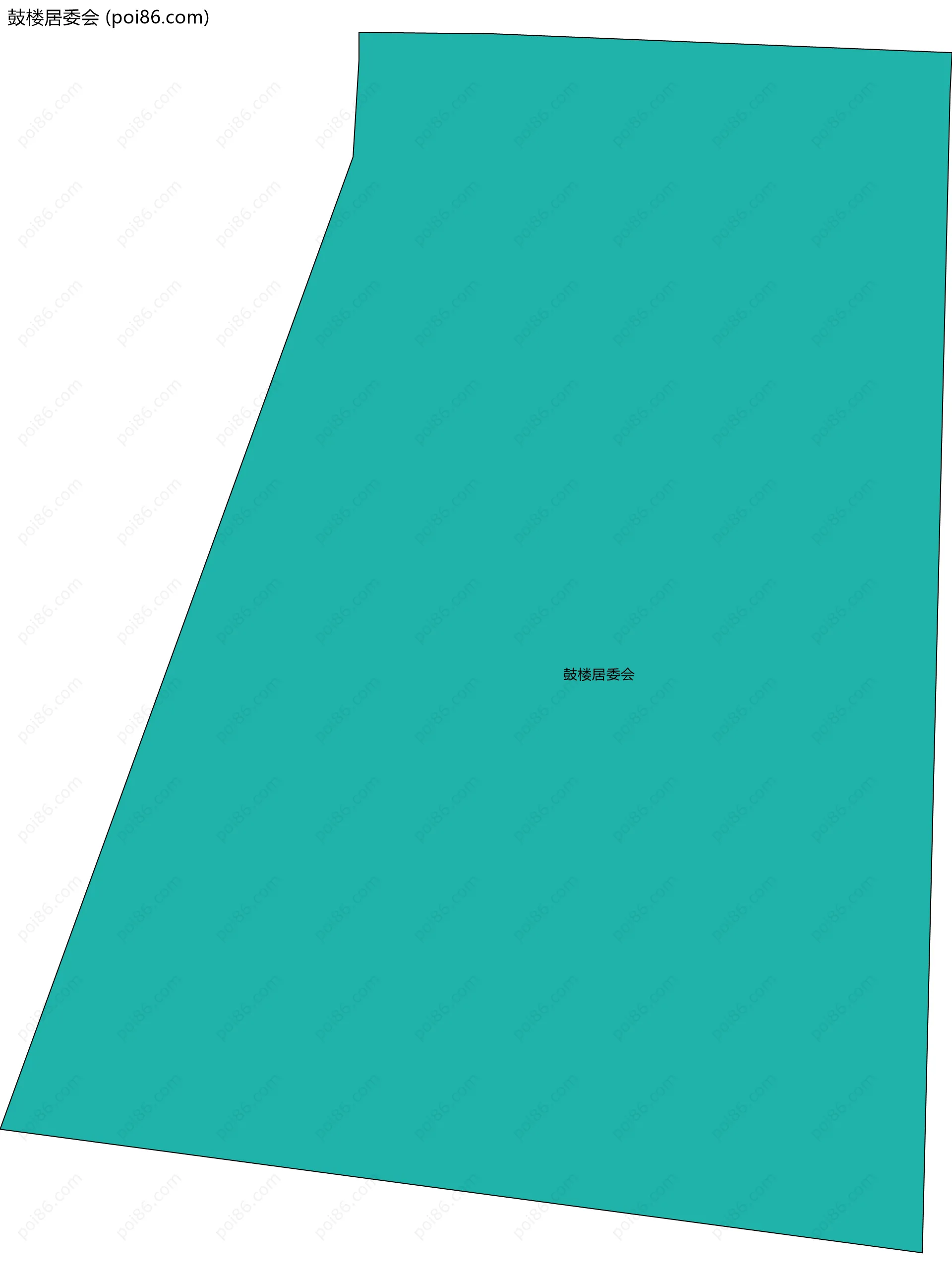 鼓楼居委会边界地图