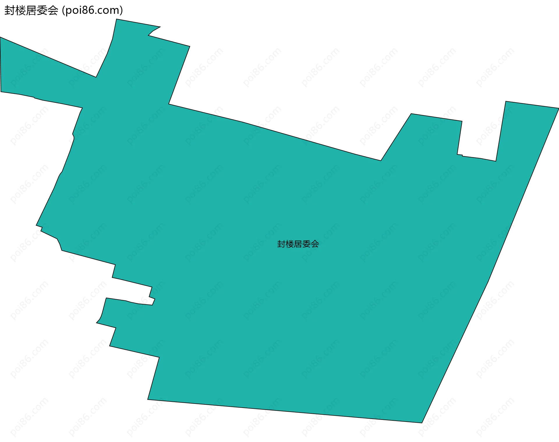 封楼居委会边界地图