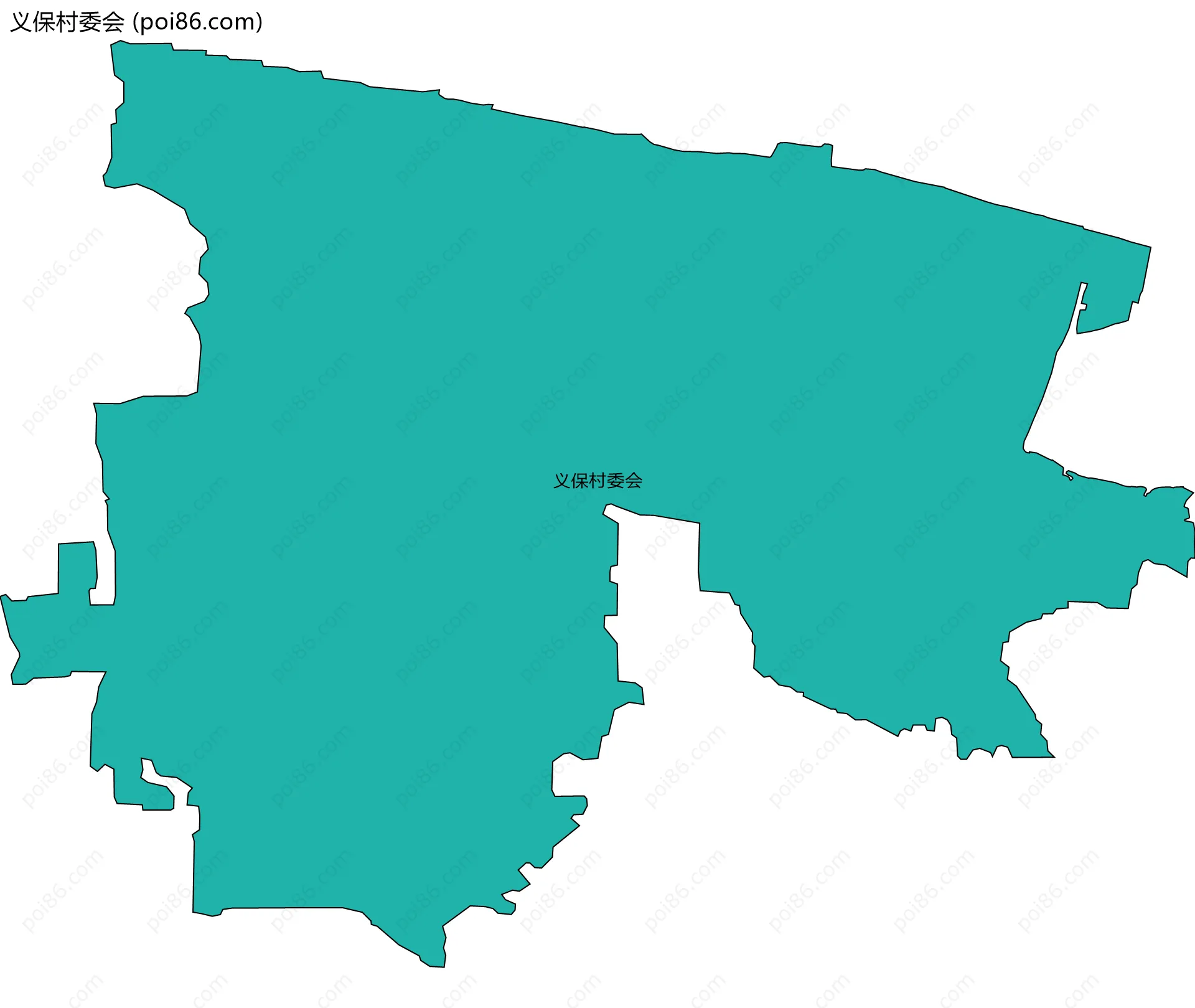 义保村委会边界地图