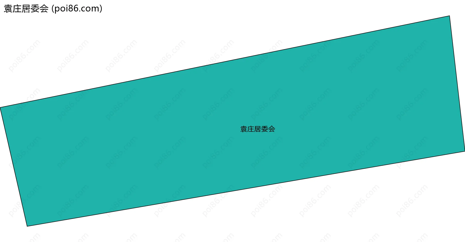 袁庄居委会边界地图