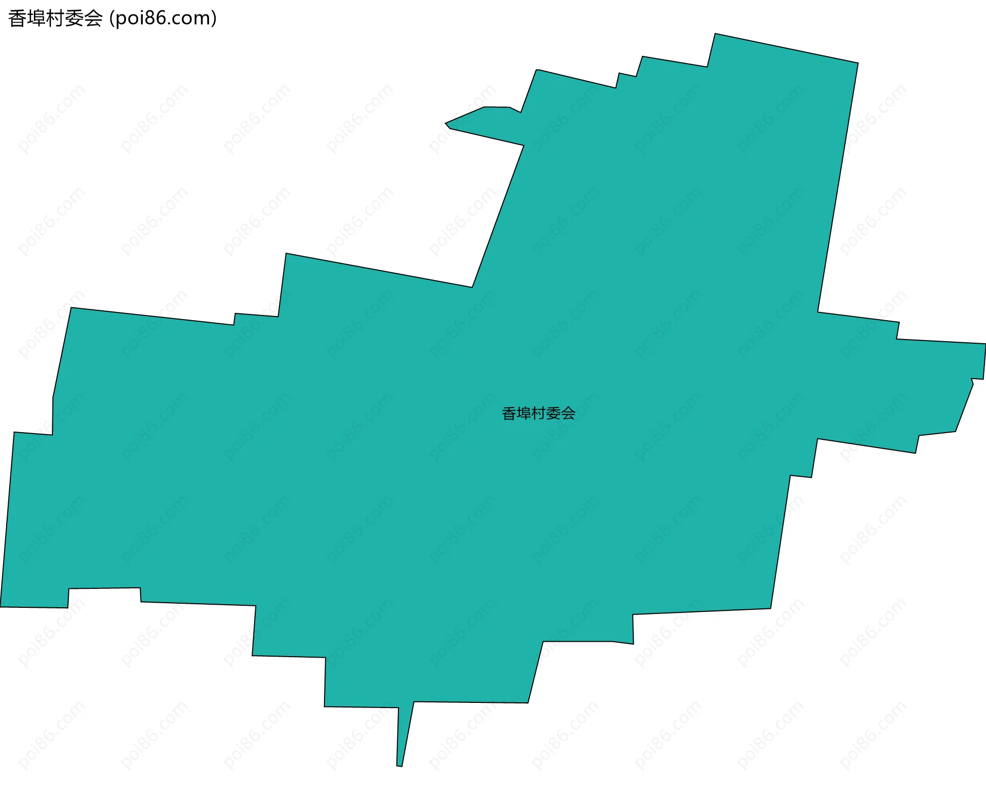 香埠村委会边界地图