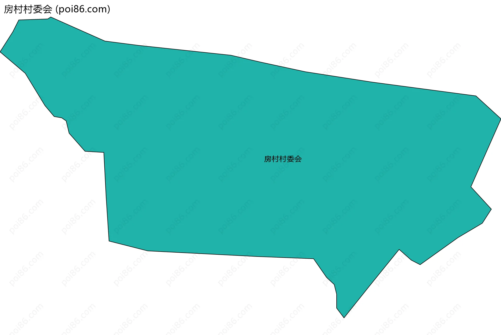 房村村委会边界地图