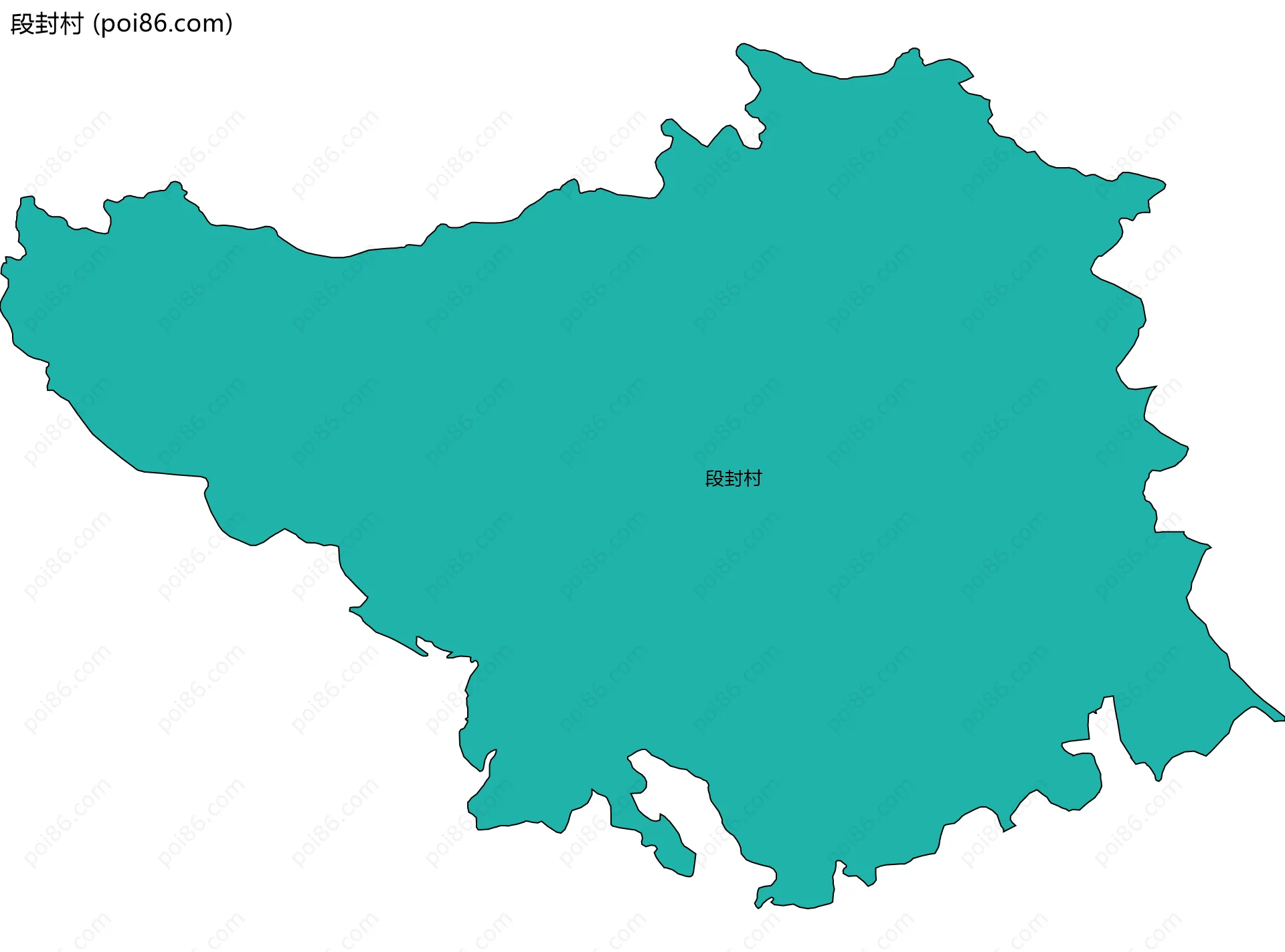 段封村边界地图