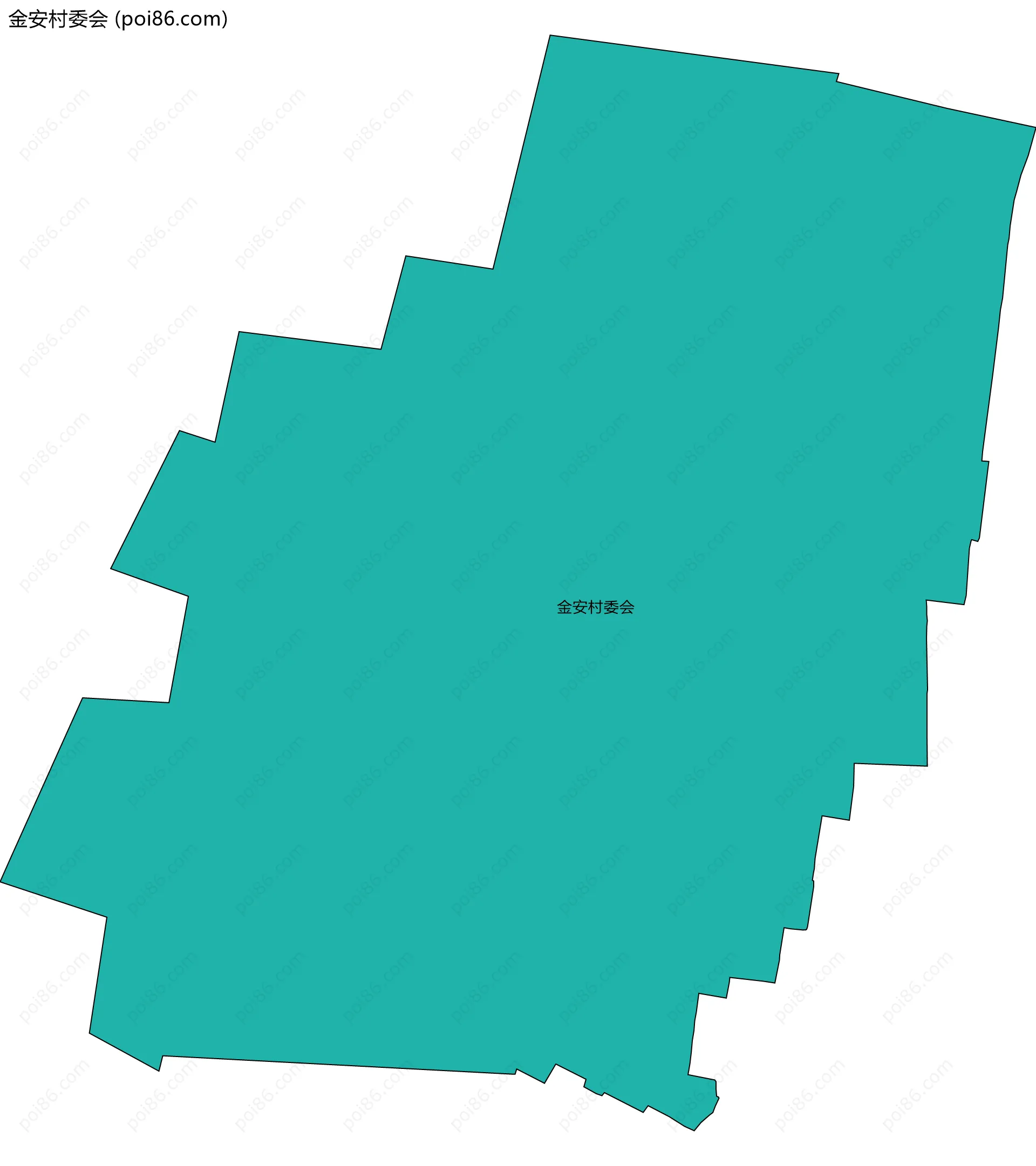 金安村委会边界地图