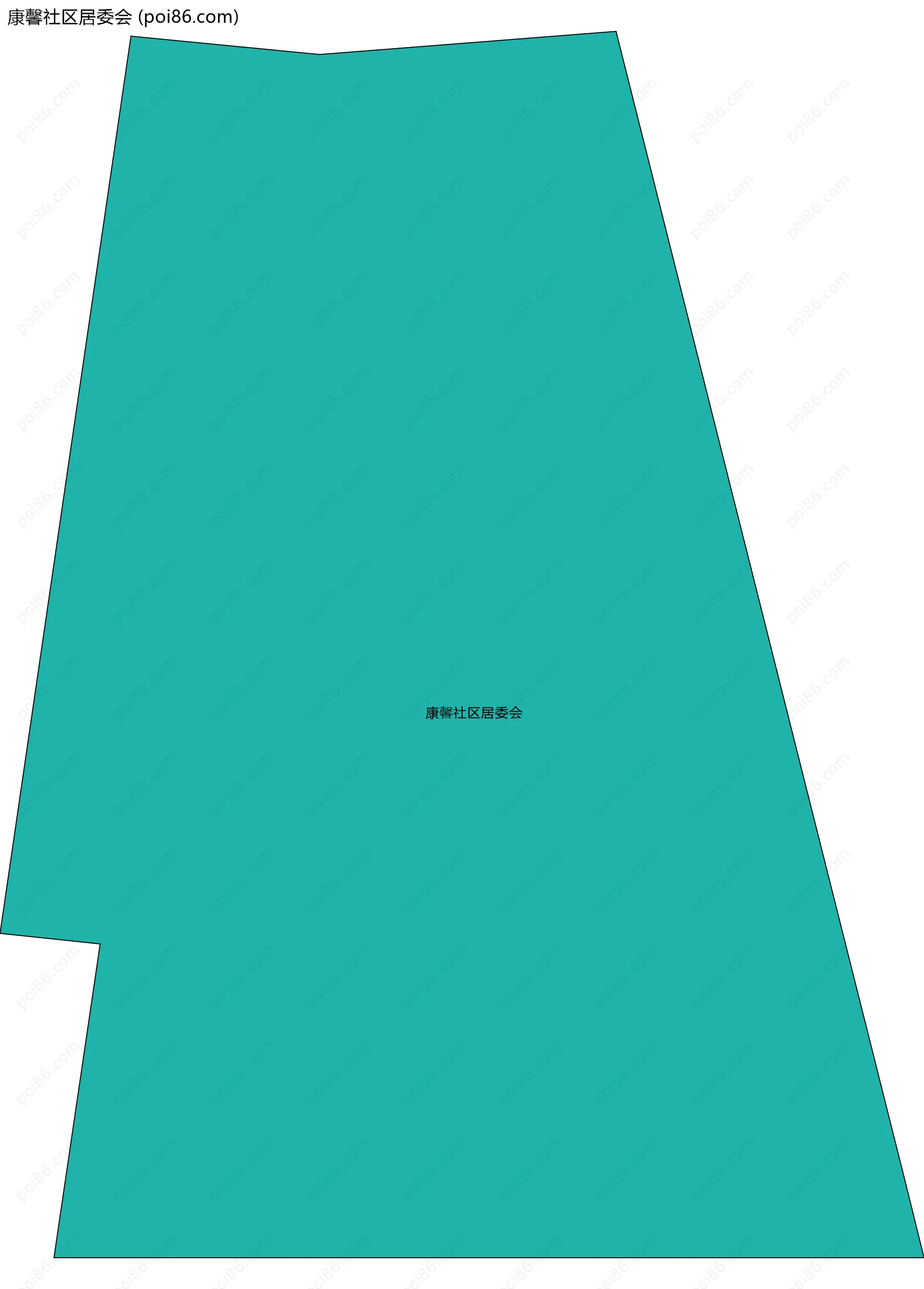 康馨社区居委会边界地图