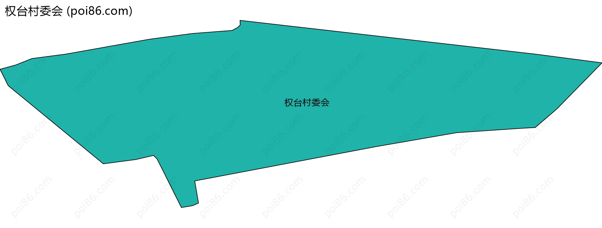 权台村委会边界地图