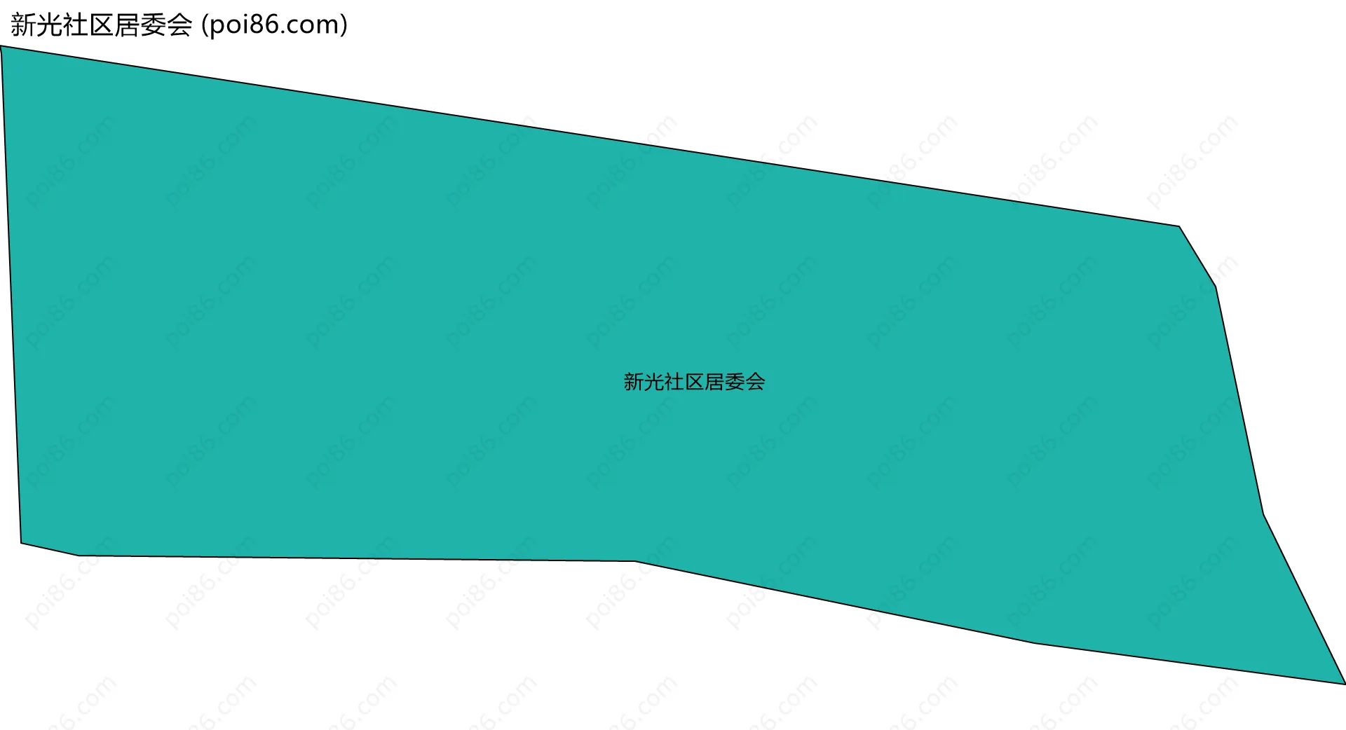 新光社区居委会边界地图