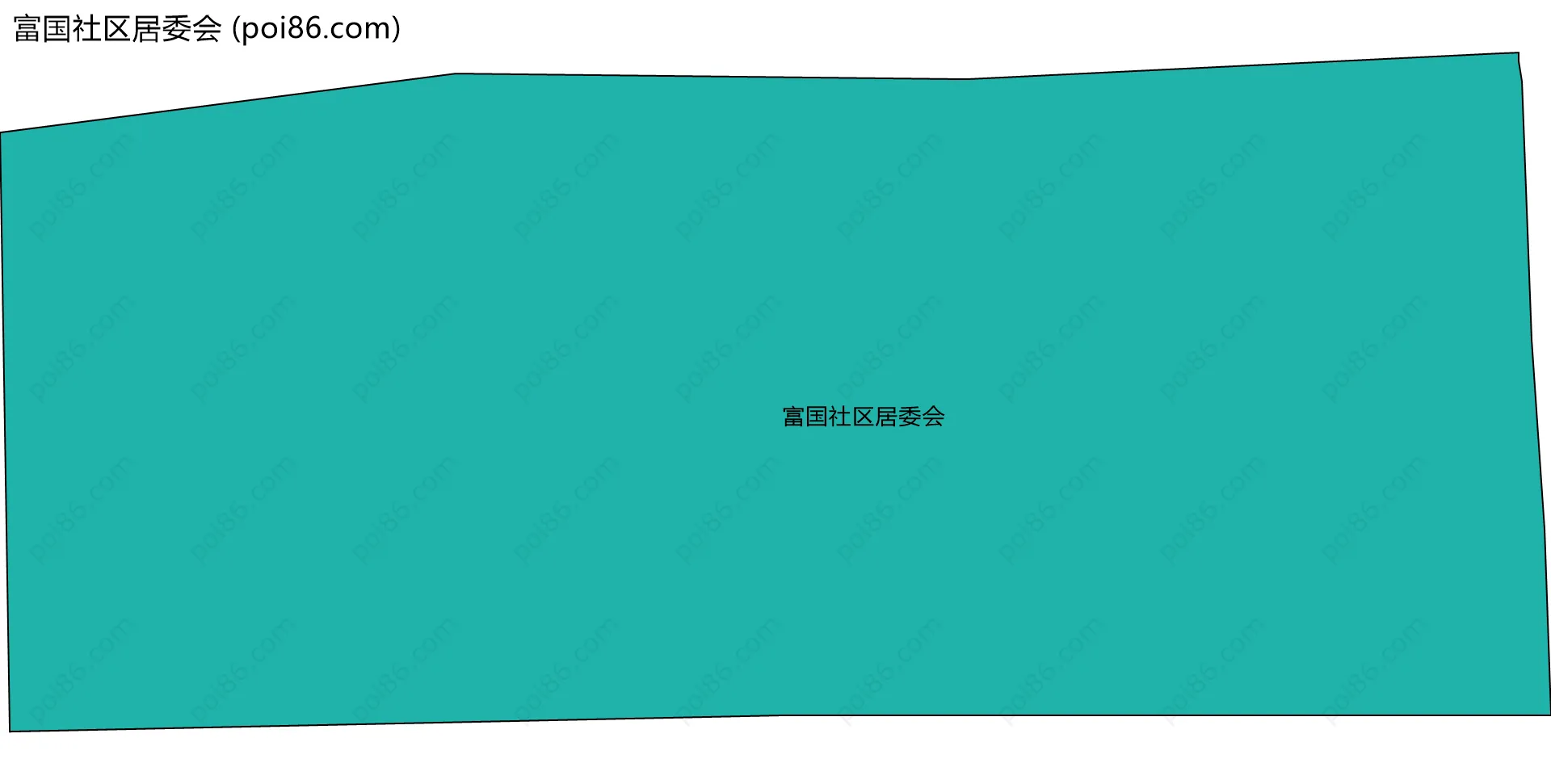 富国社区居委会边界地图