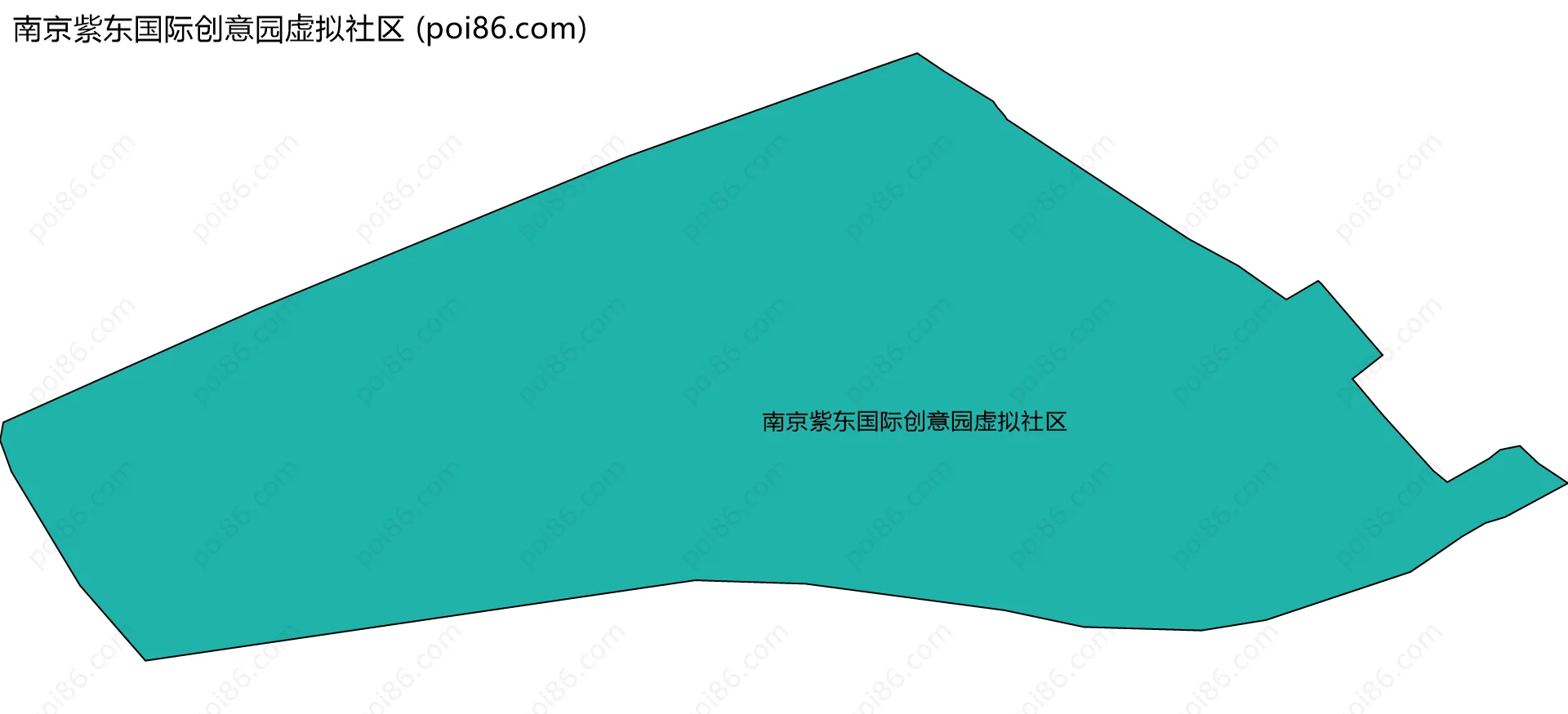 南京紫东国际创意园虚拟社区边界地图