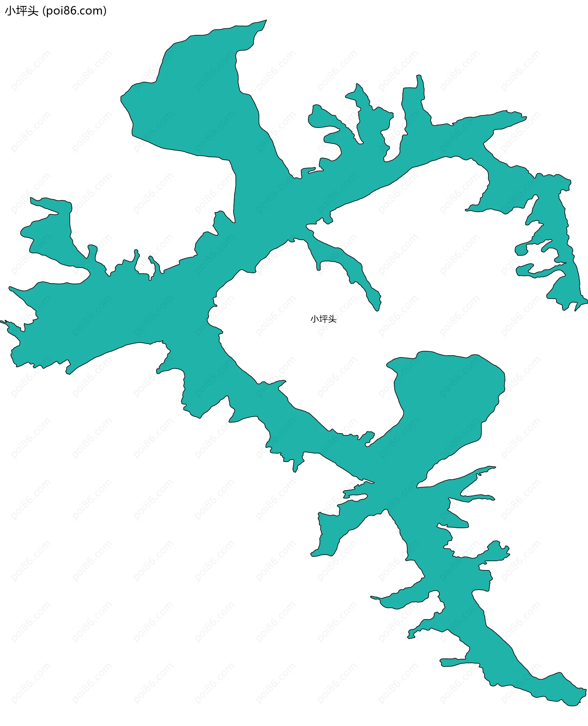 小坪头边界地图