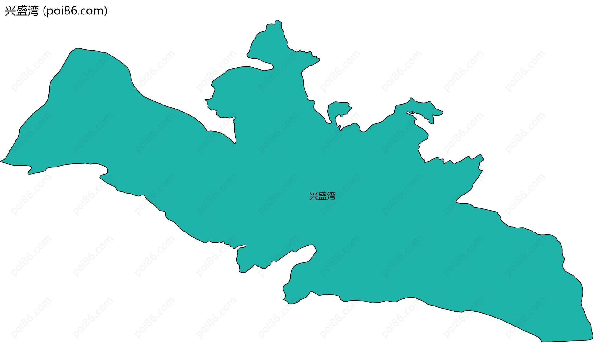 兴盛湾边界地图