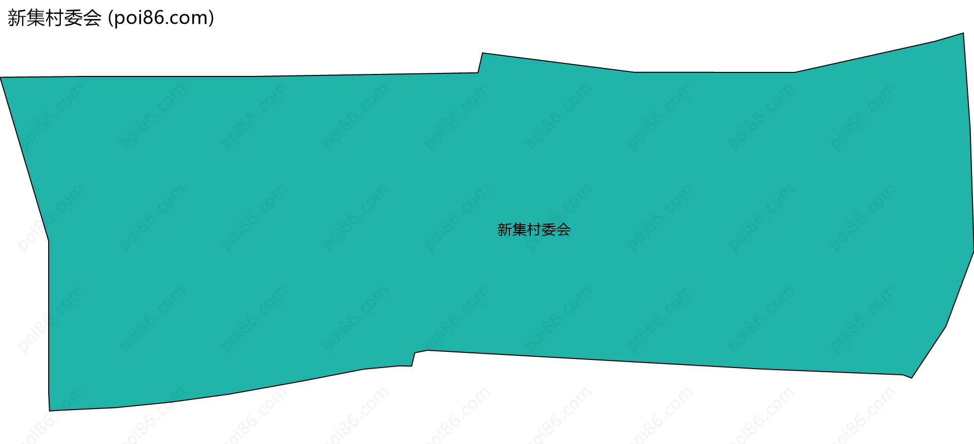 新集村委会边界地图