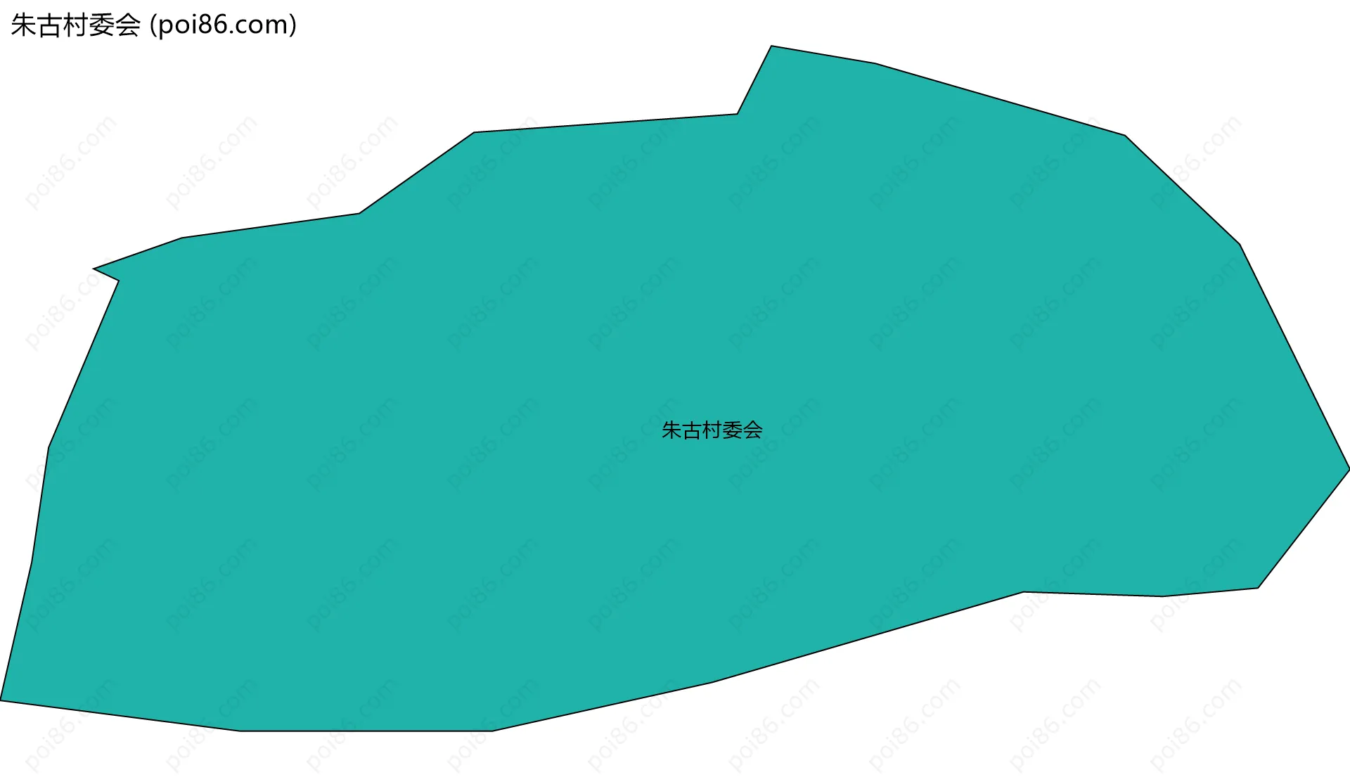 朱古村委会边界地图