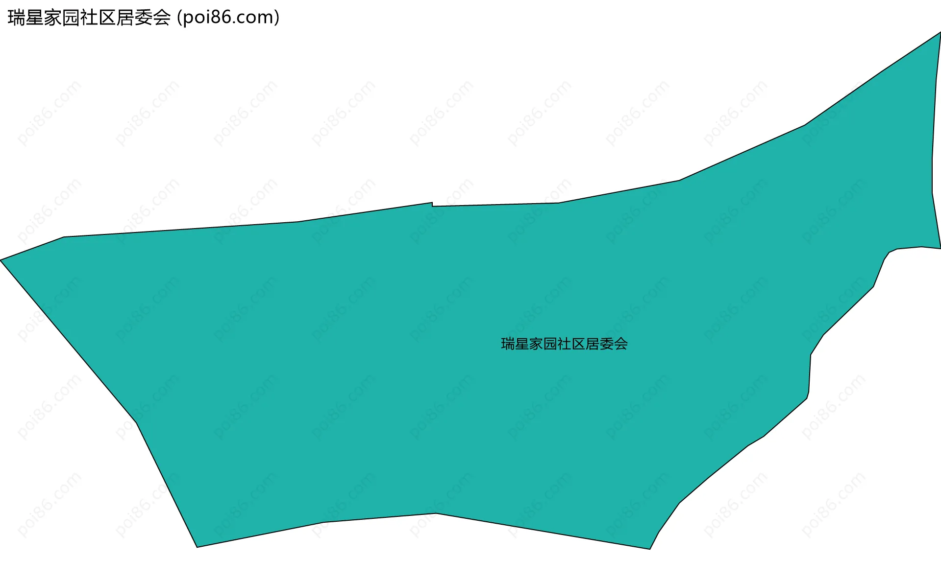 瑞星家园社区居委会边界地图