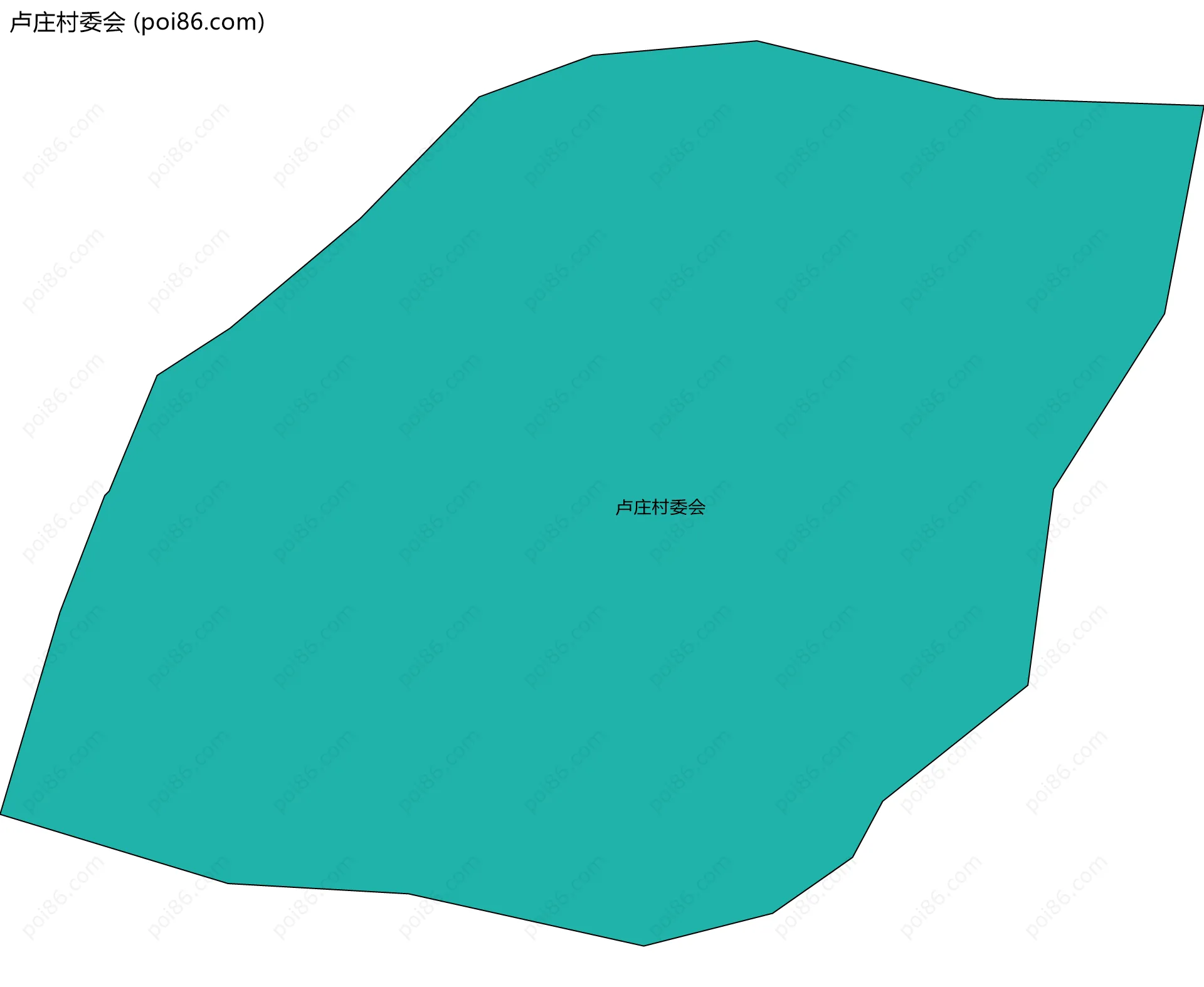 卢庄村委会边界地图