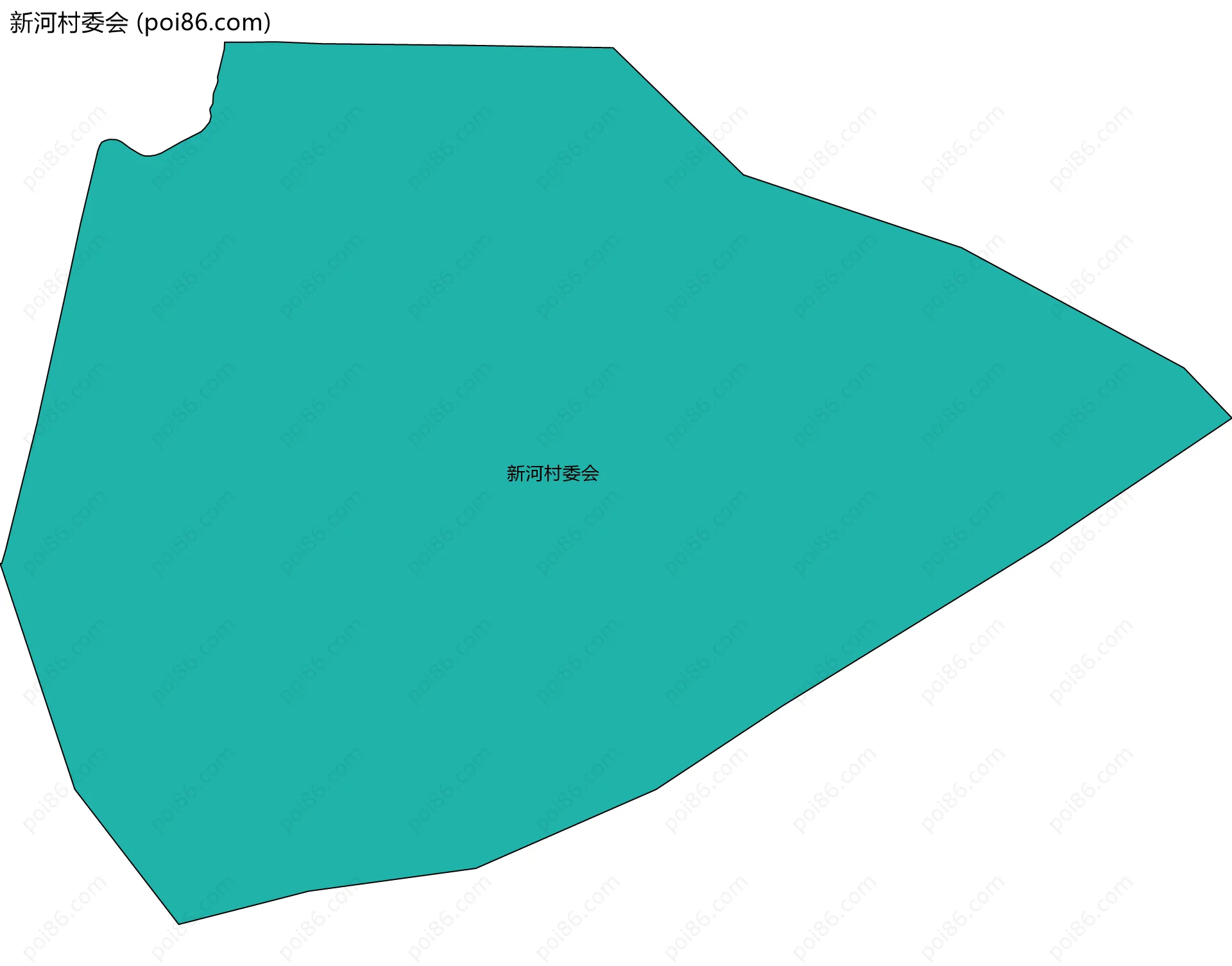 新河村委会边界地图