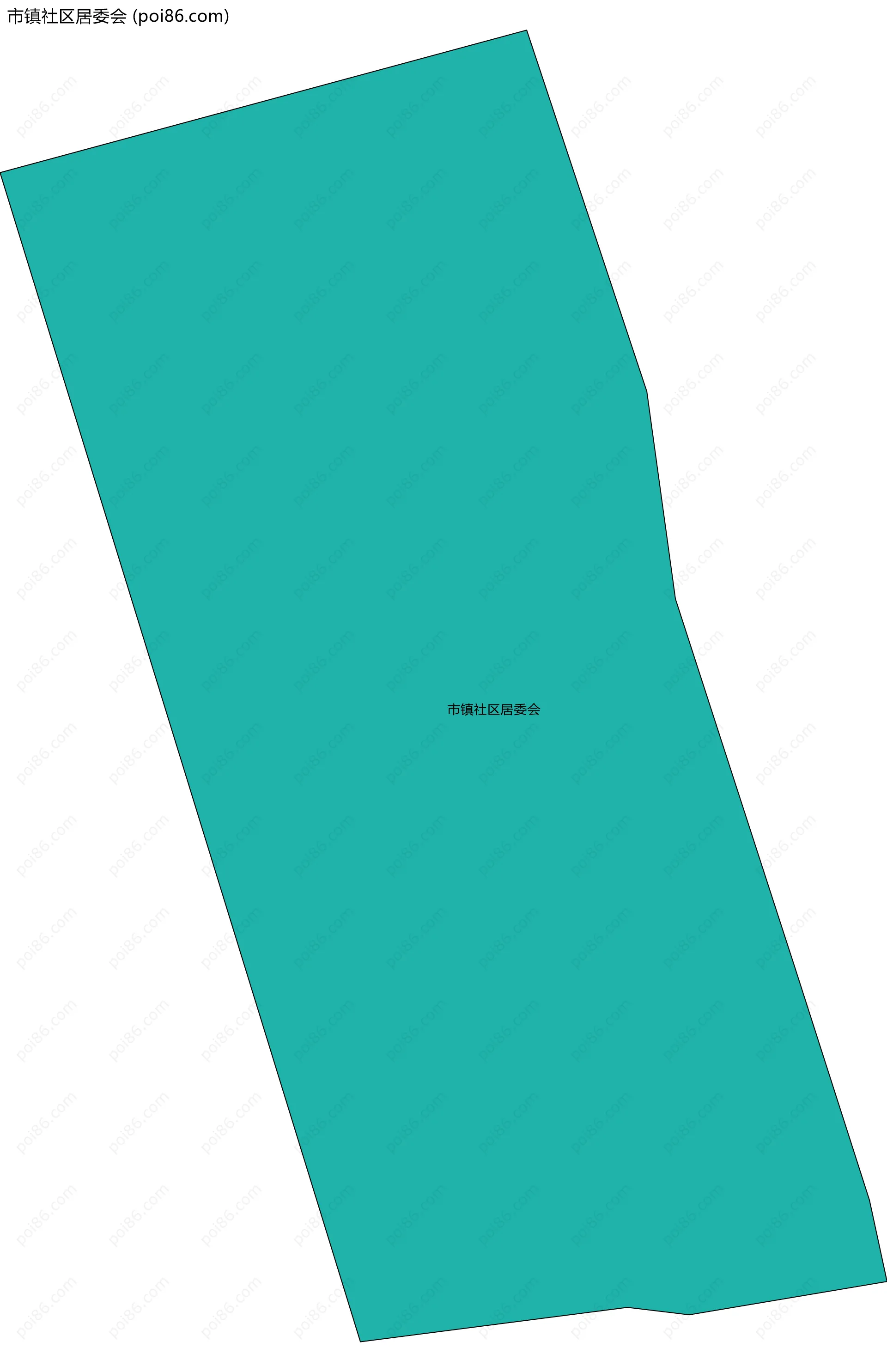 市镇社区居委会边界地图