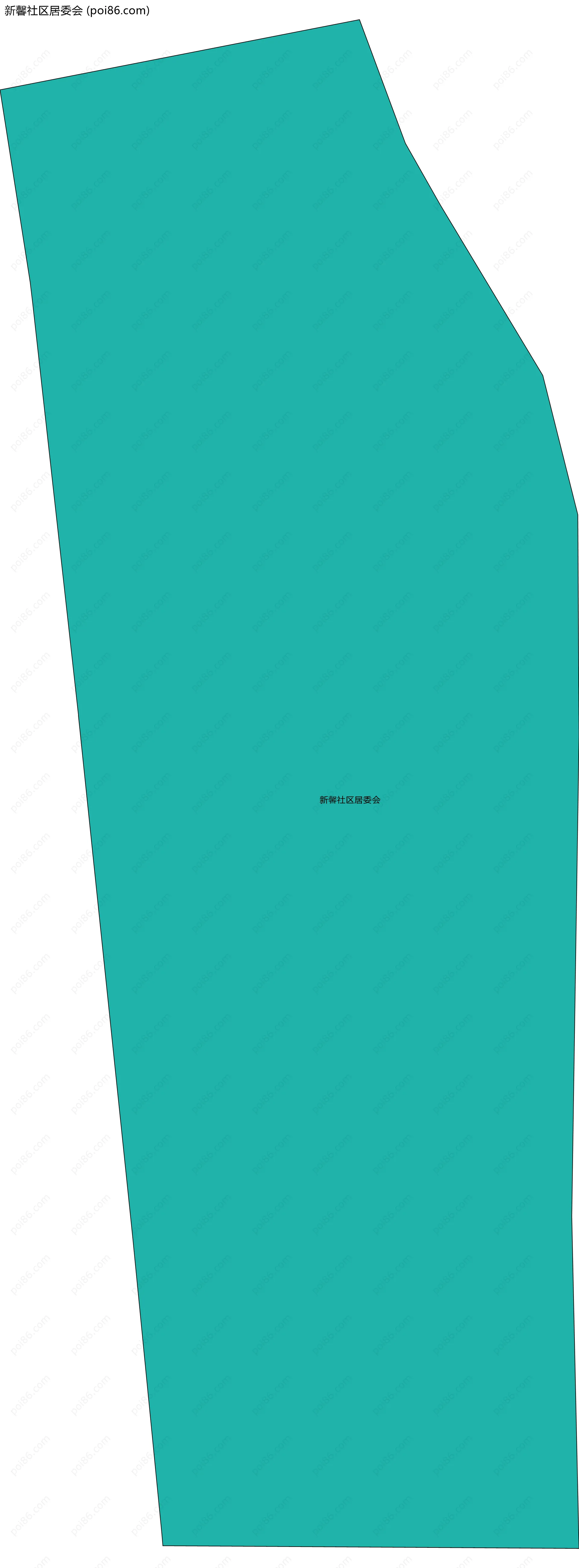 新馨社区居委会边界地图