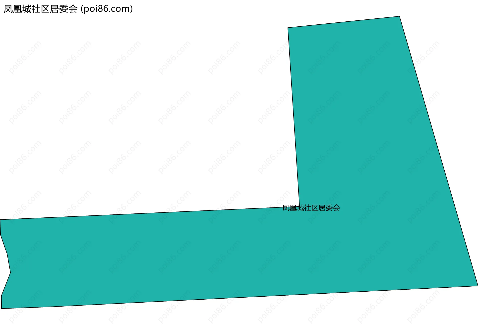 凤凰城社区居委会边界地图
