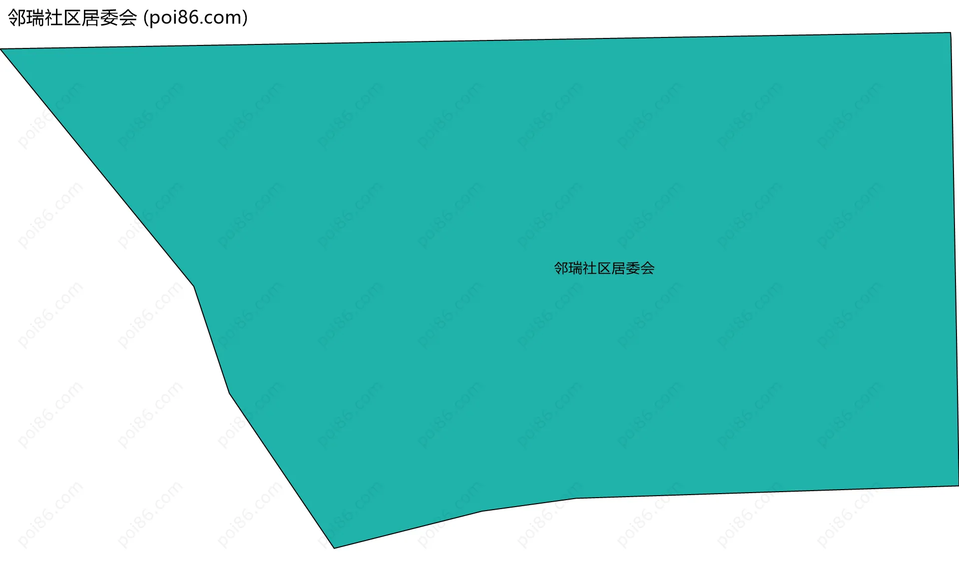 邻瑞社区居委会边界地图