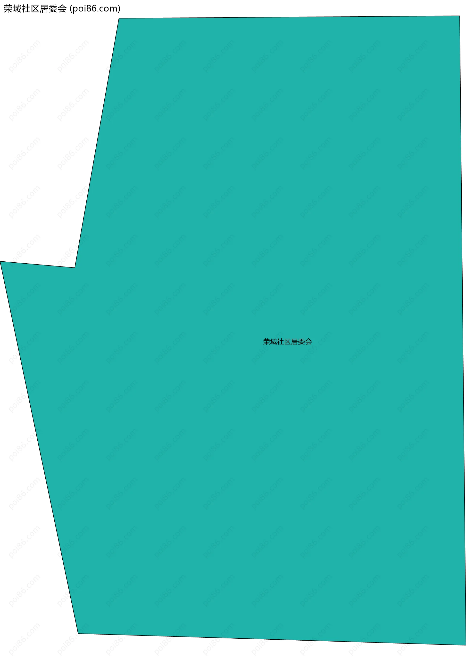 荣域社区居委会边界地图