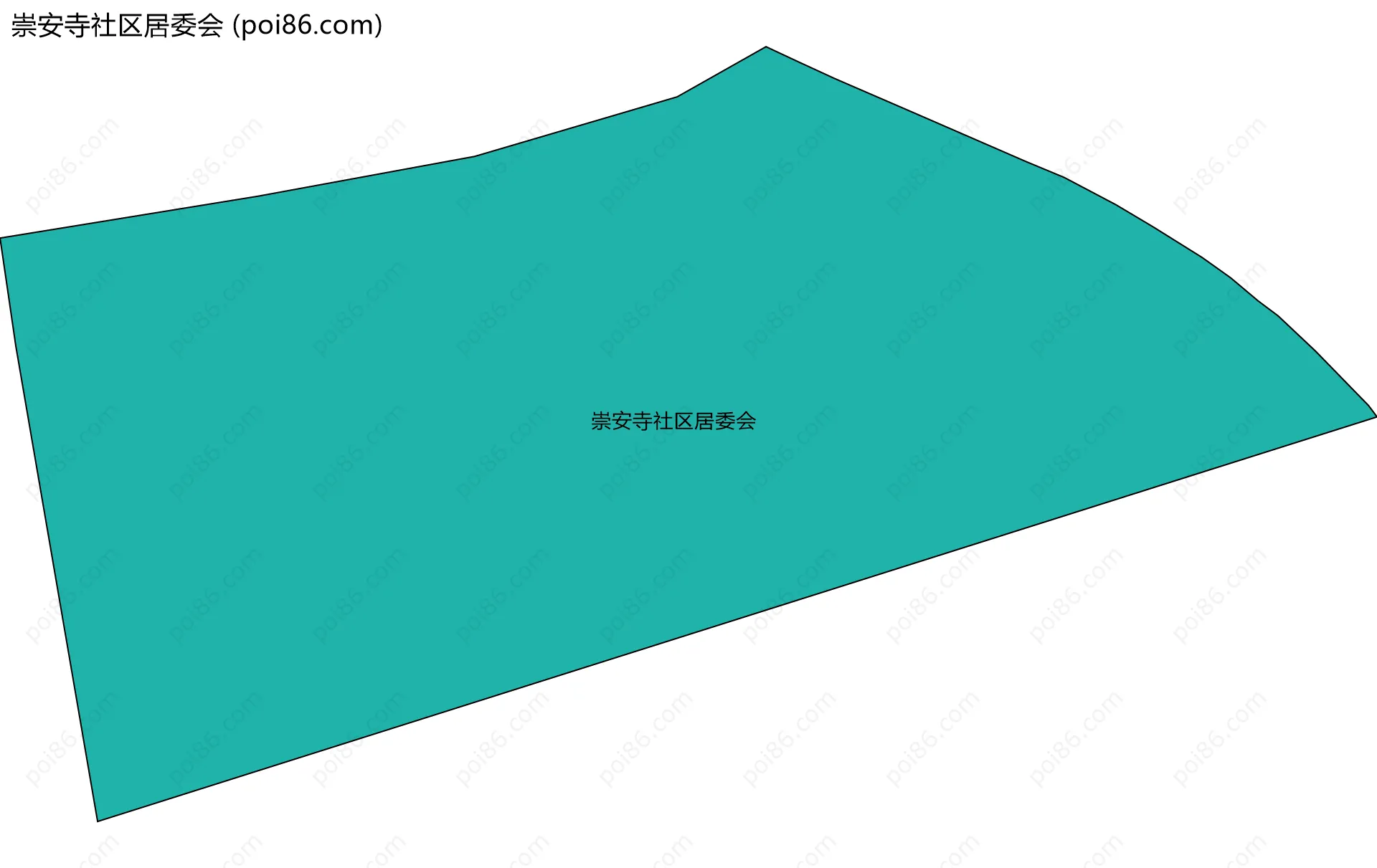 崇安寺社区居委会边界地图