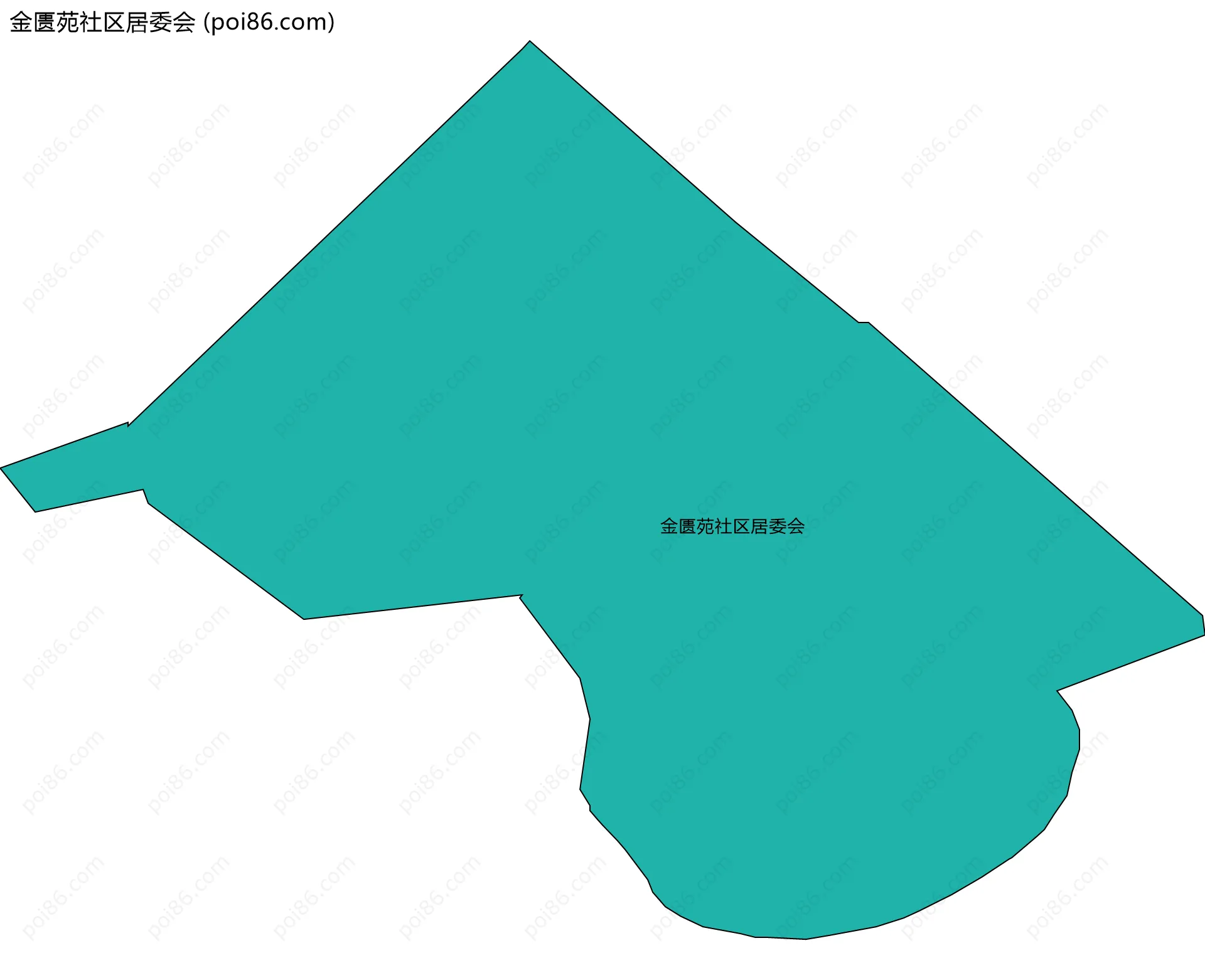 金匮苑社区居委会边界地图