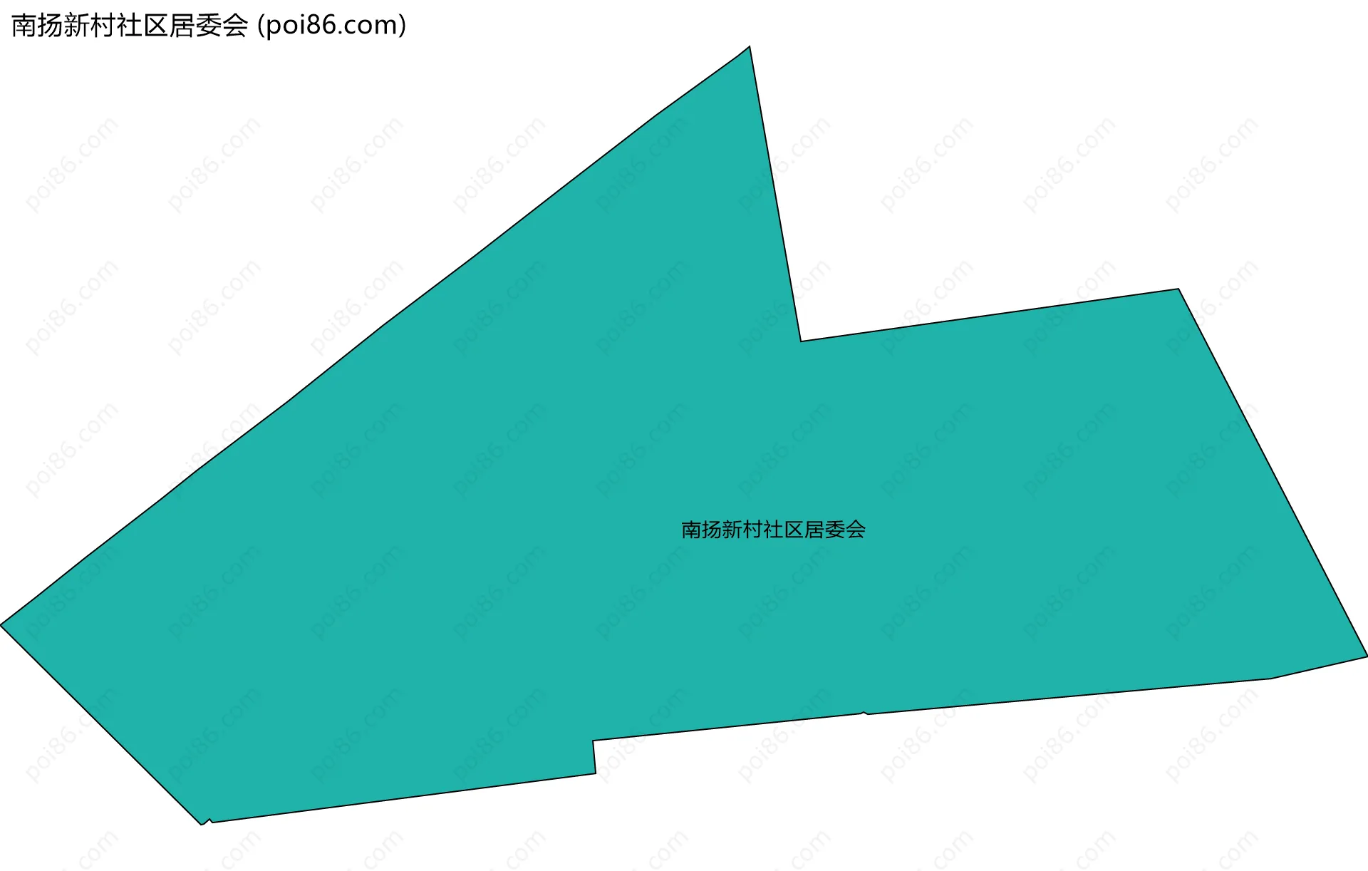 南扬新村社区居委会边界地图