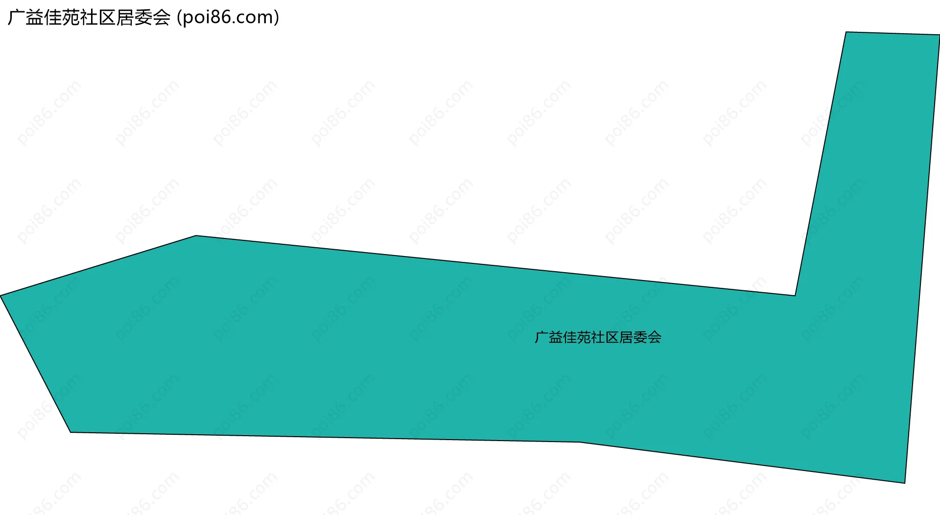 广益佳苑社区居委会边界地图