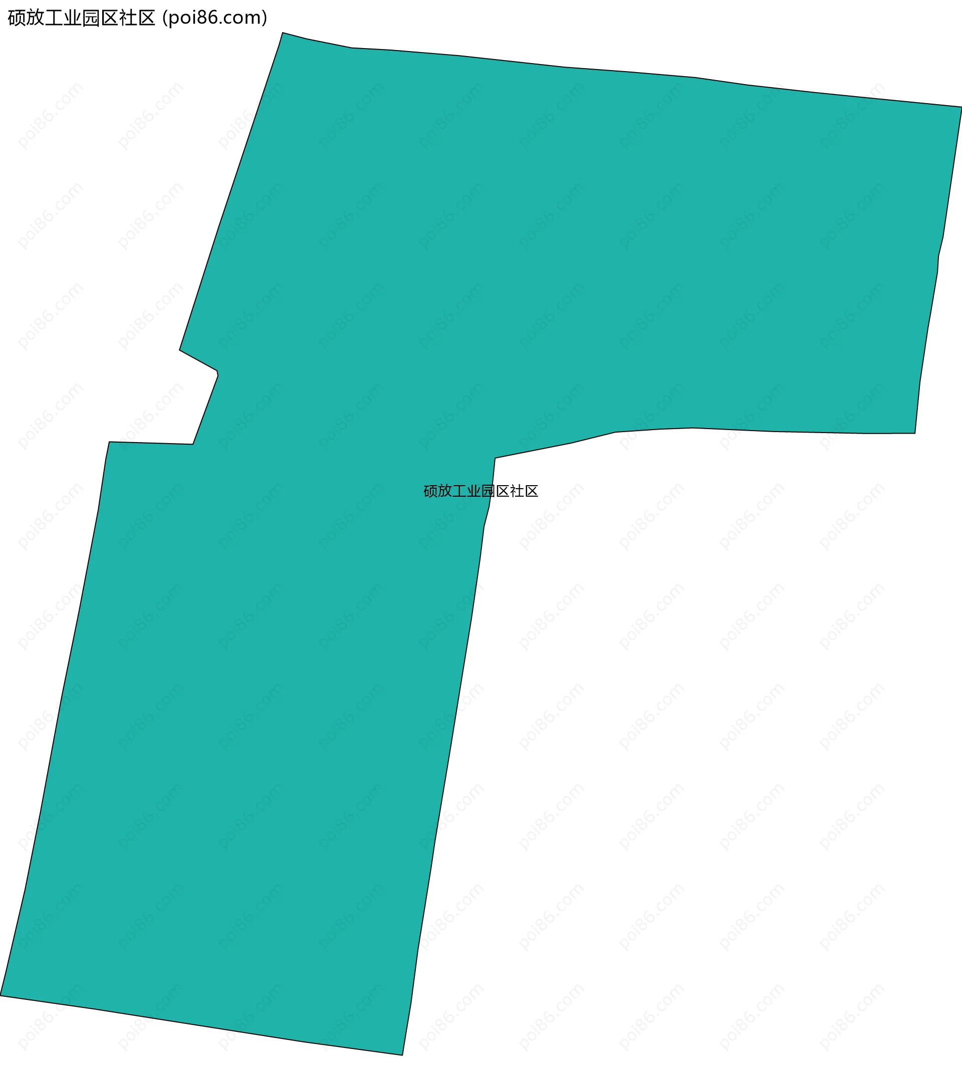 硕放工业园区社区边界地图