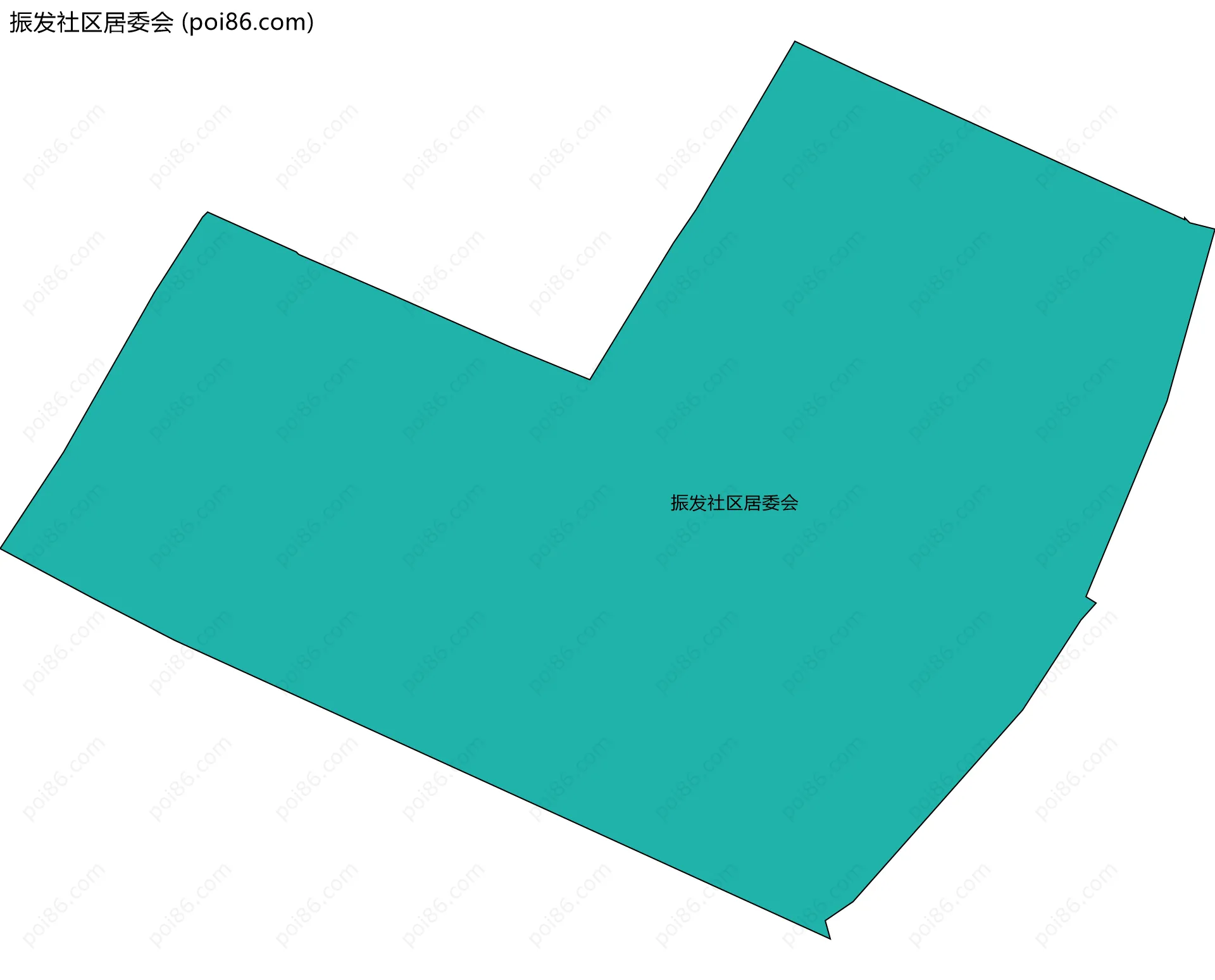 振发社区居委会边界地图